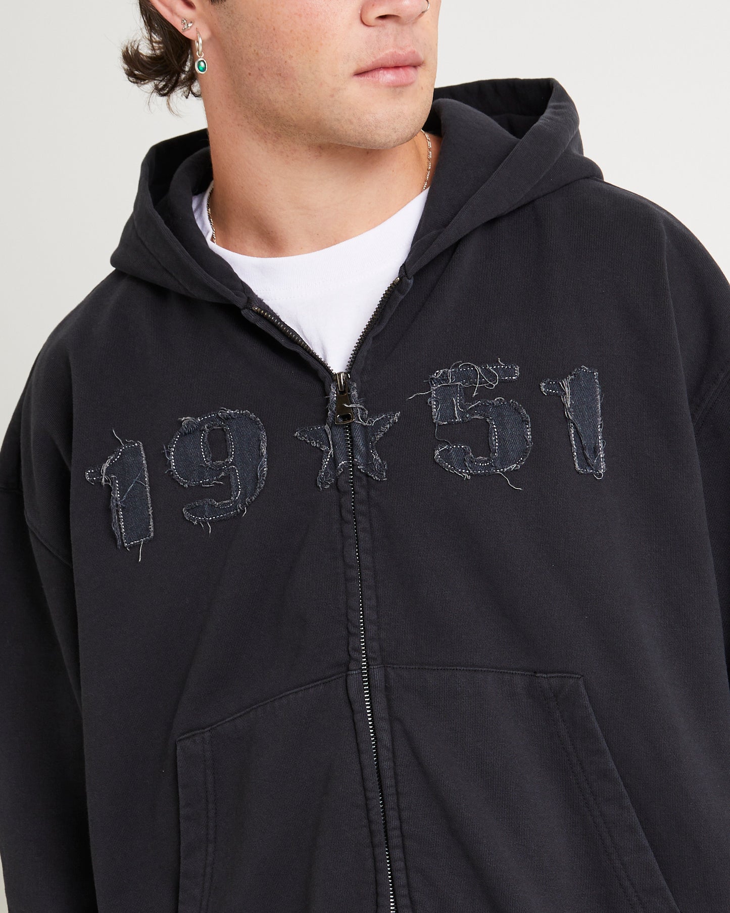 Fifty One Zip Through Hoodie
