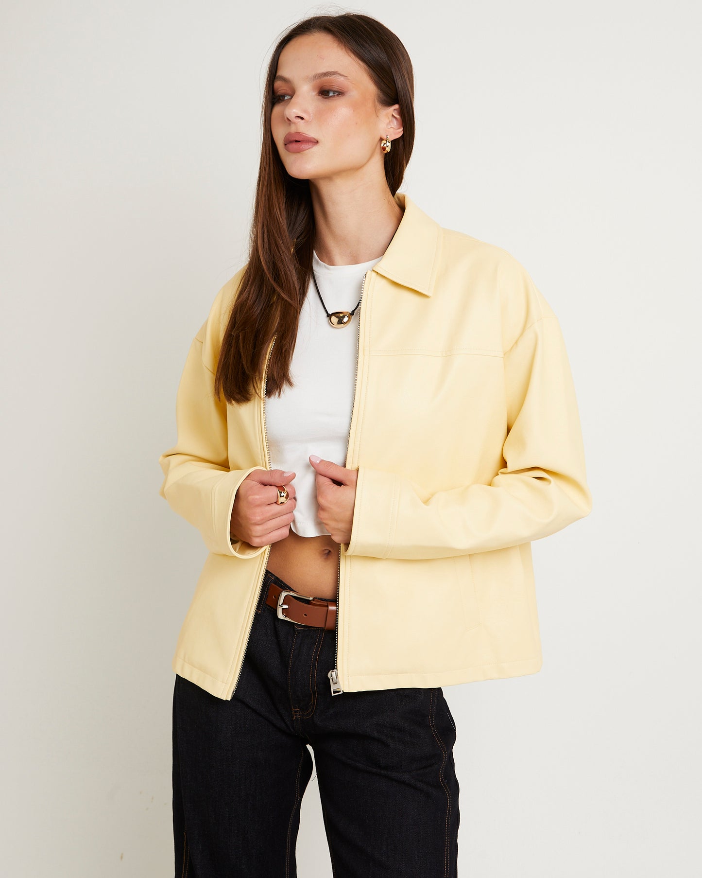 Clara Clean PU Jacket