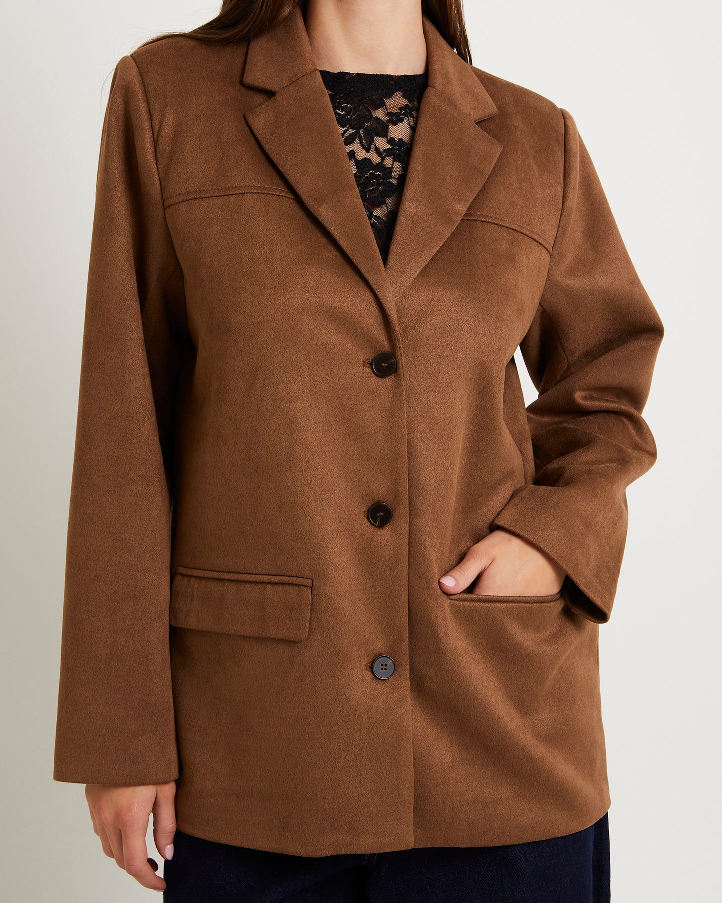 Sophia Suede Blazer