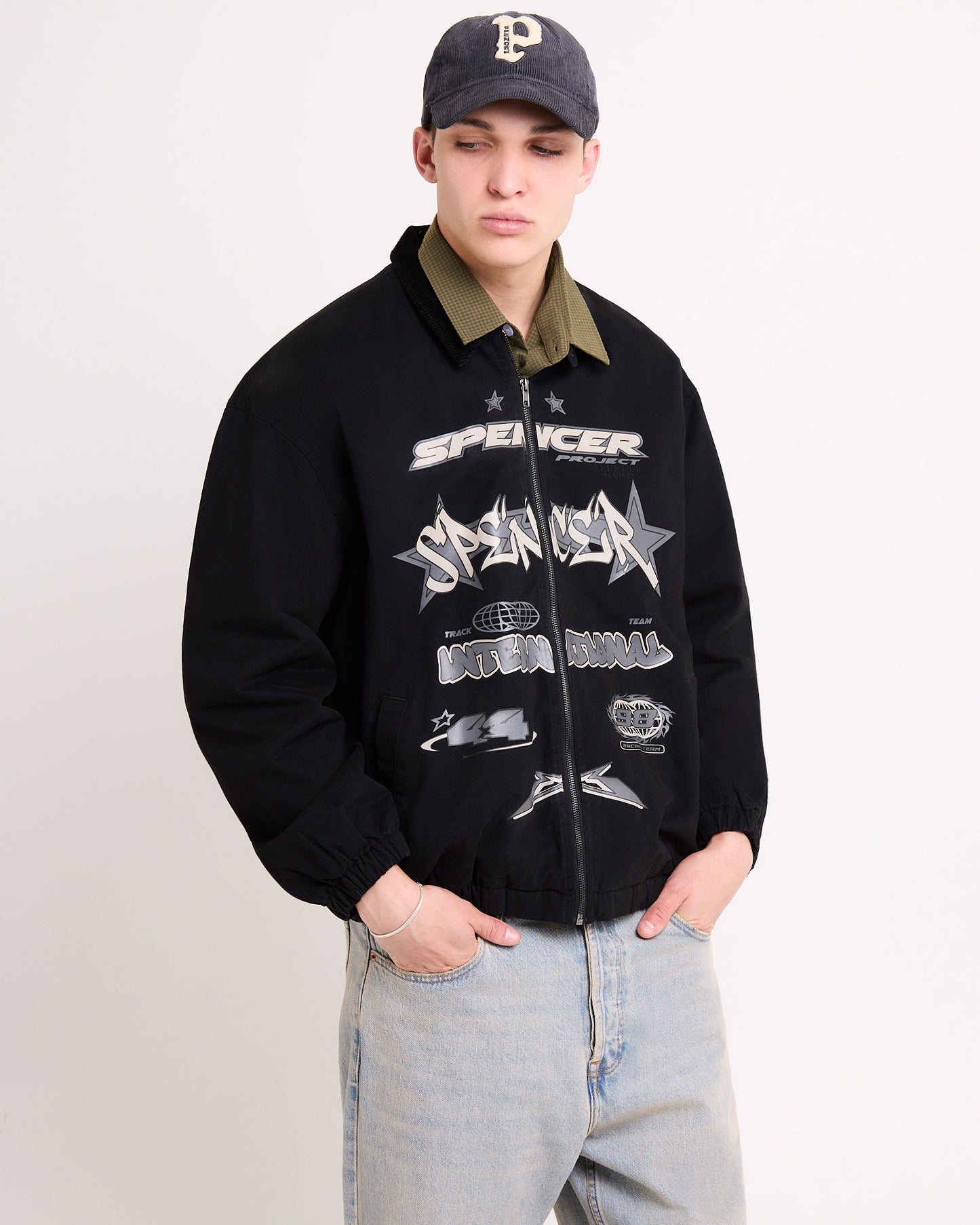 Stacked Logo Jacket