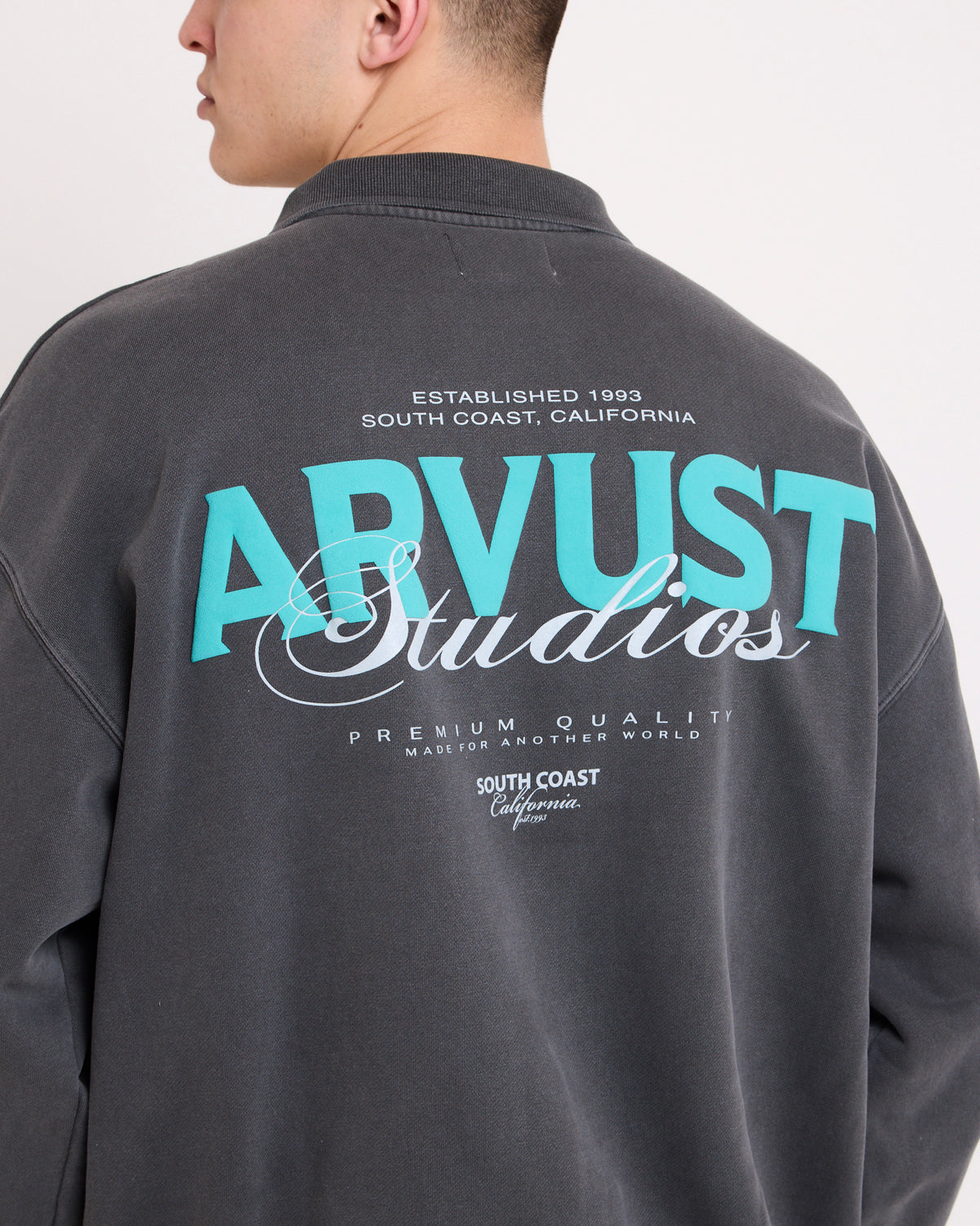Studio Fleece Polo BLACK