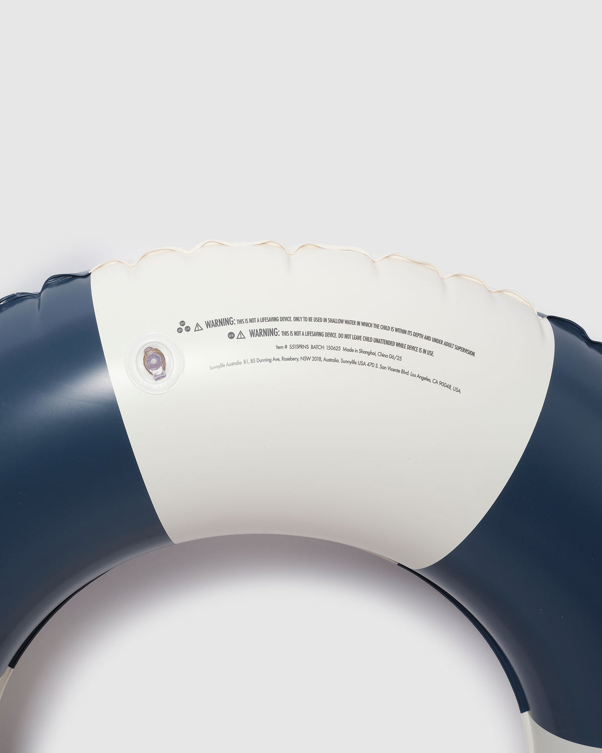 Slim Tube Pool Ring NAVY