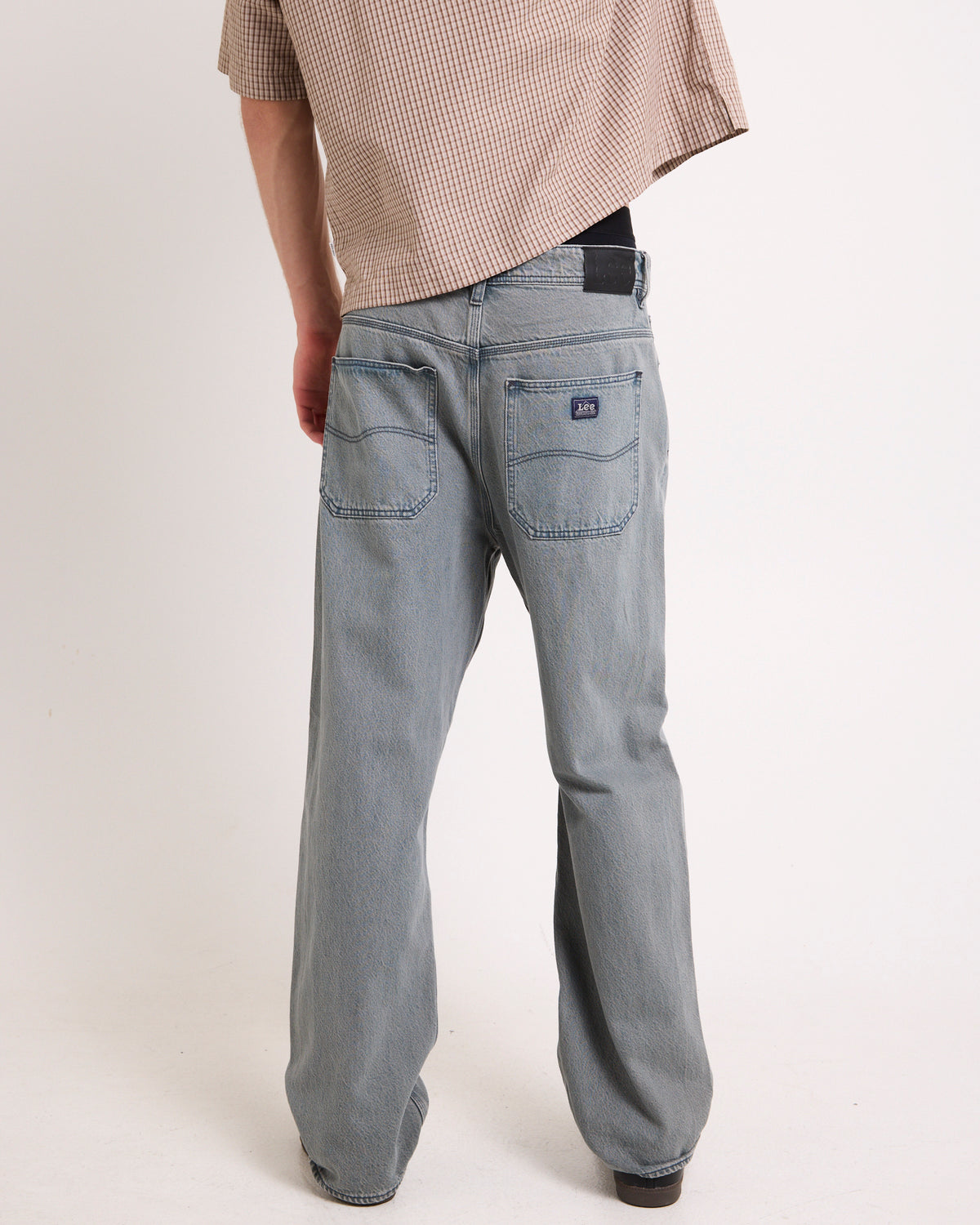 L-Four Baggy Denim Jeans GRAVELLED BLUE