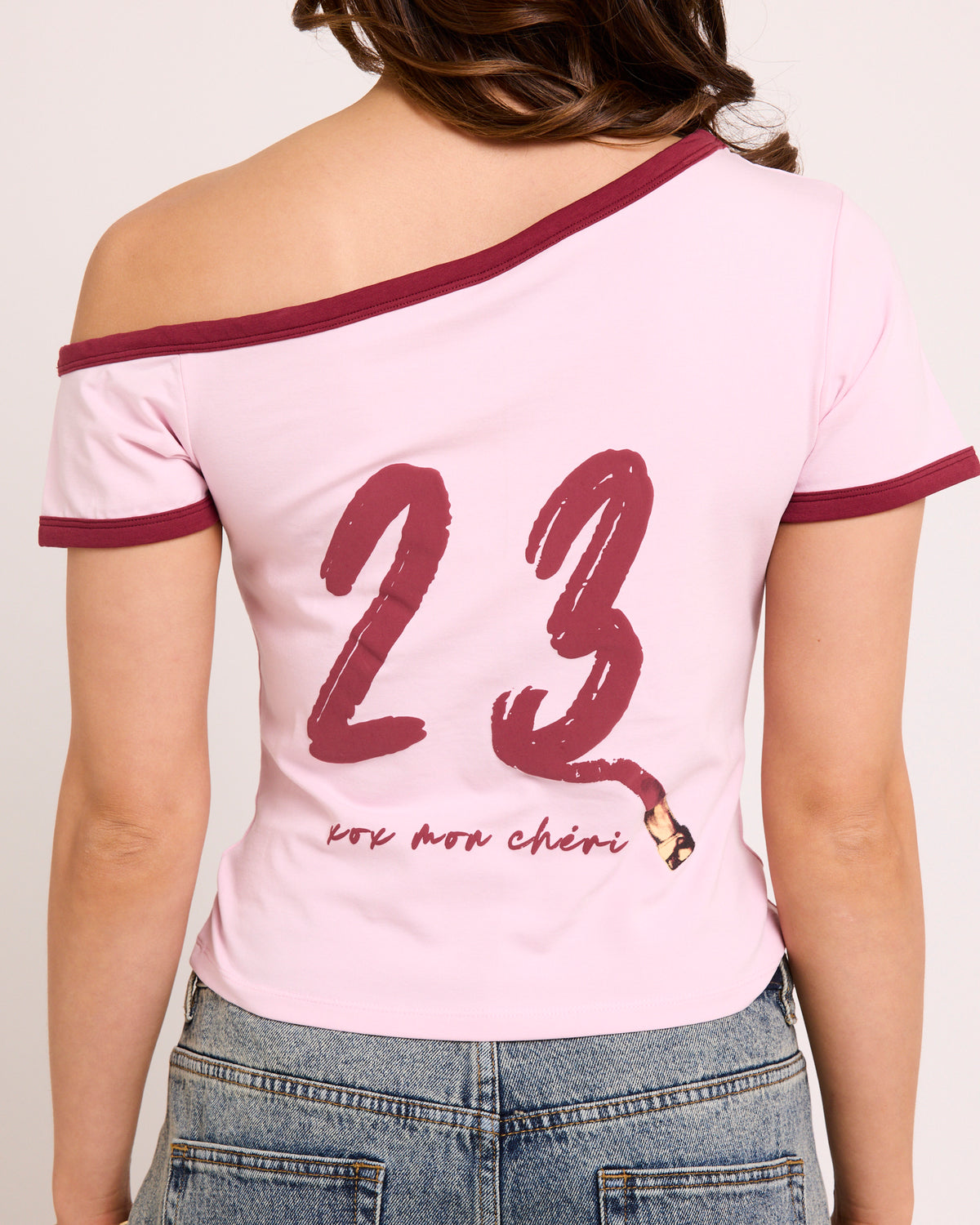Self Love Slashed T-Shirt PINK