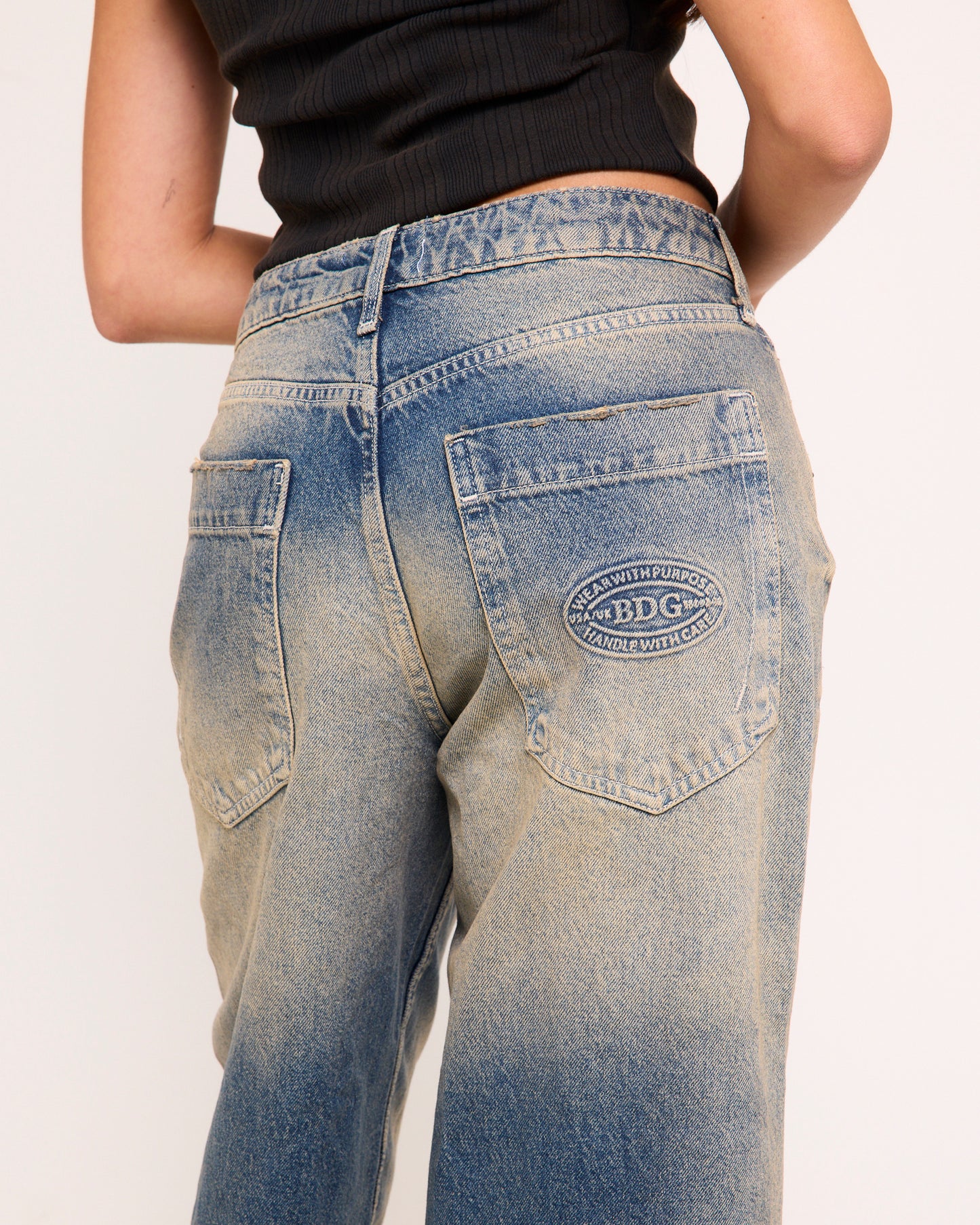 BDG Jaya Baggy Boyfriend Denim Jeans Spring Vintage