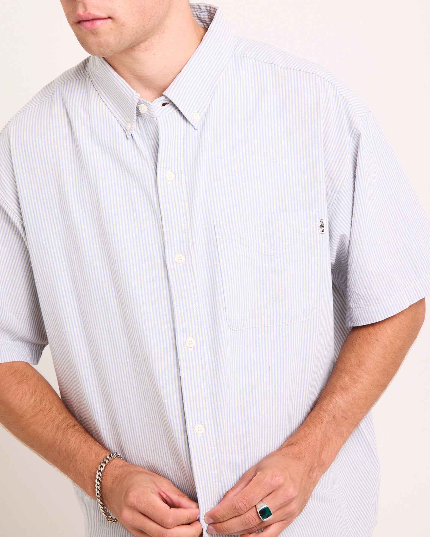 Stripe Short Sleeve Shirt