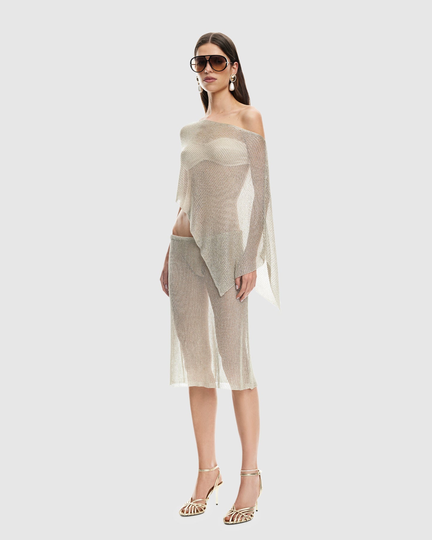 Luminous Midi Skirt