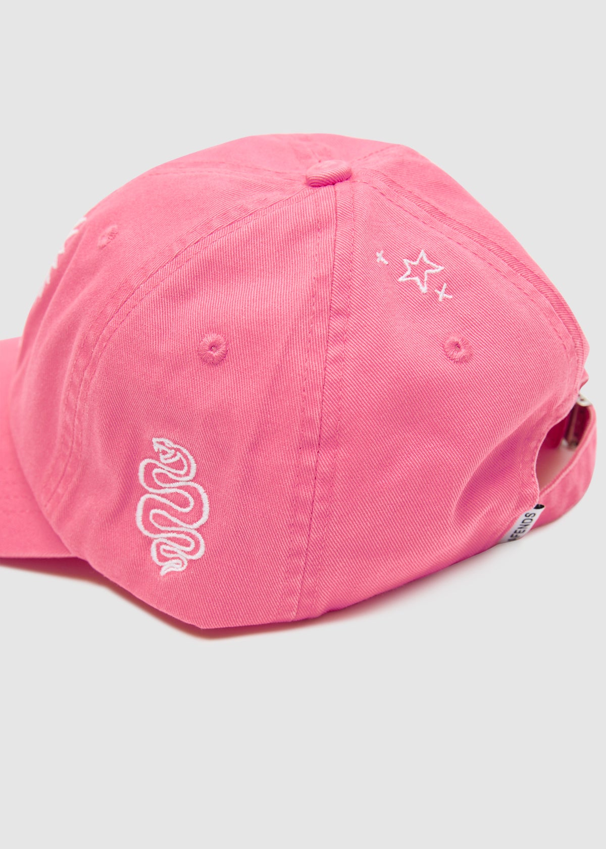 High Panelled Cap PINK