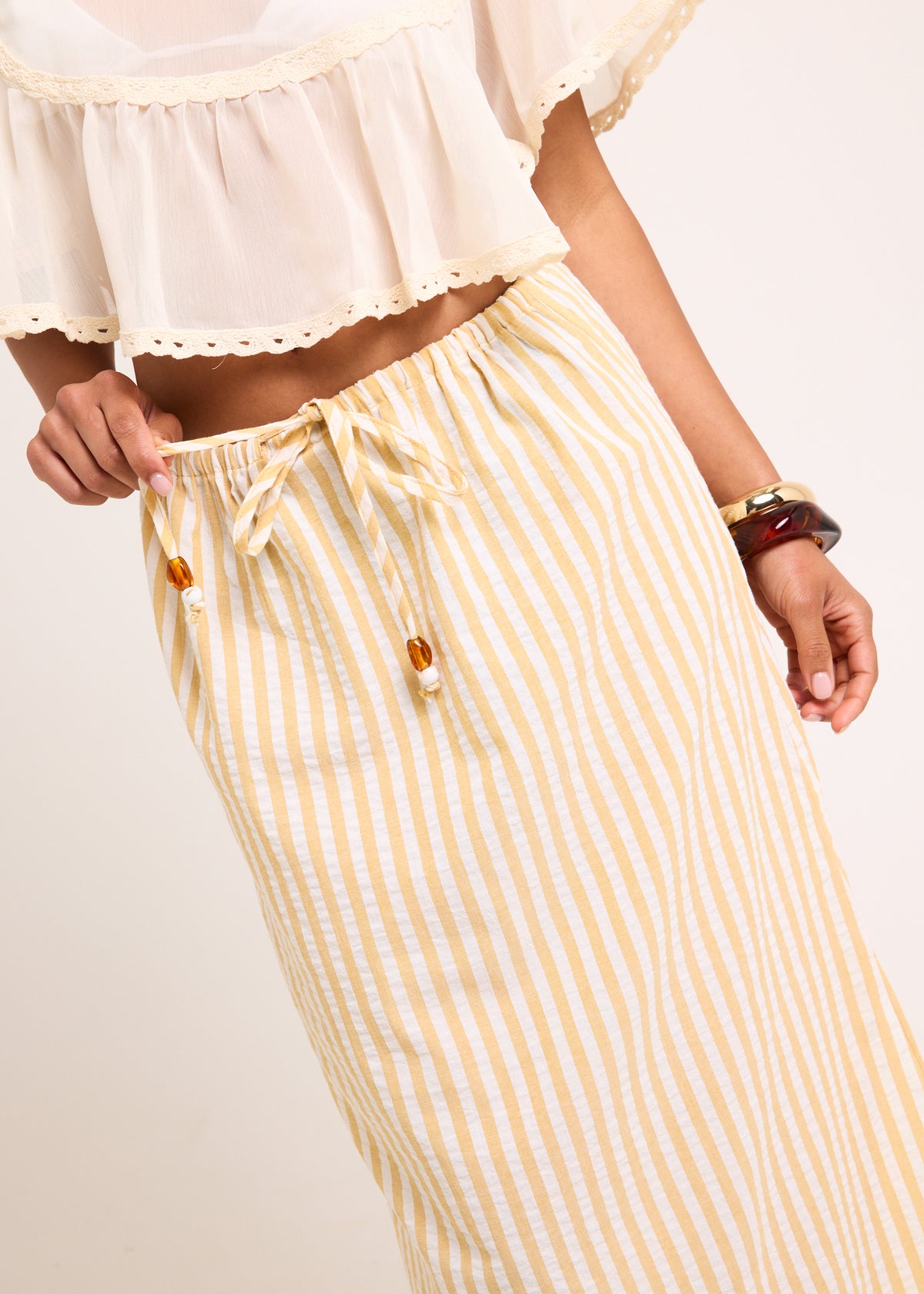 Mica Maxi Skirt NATURAL