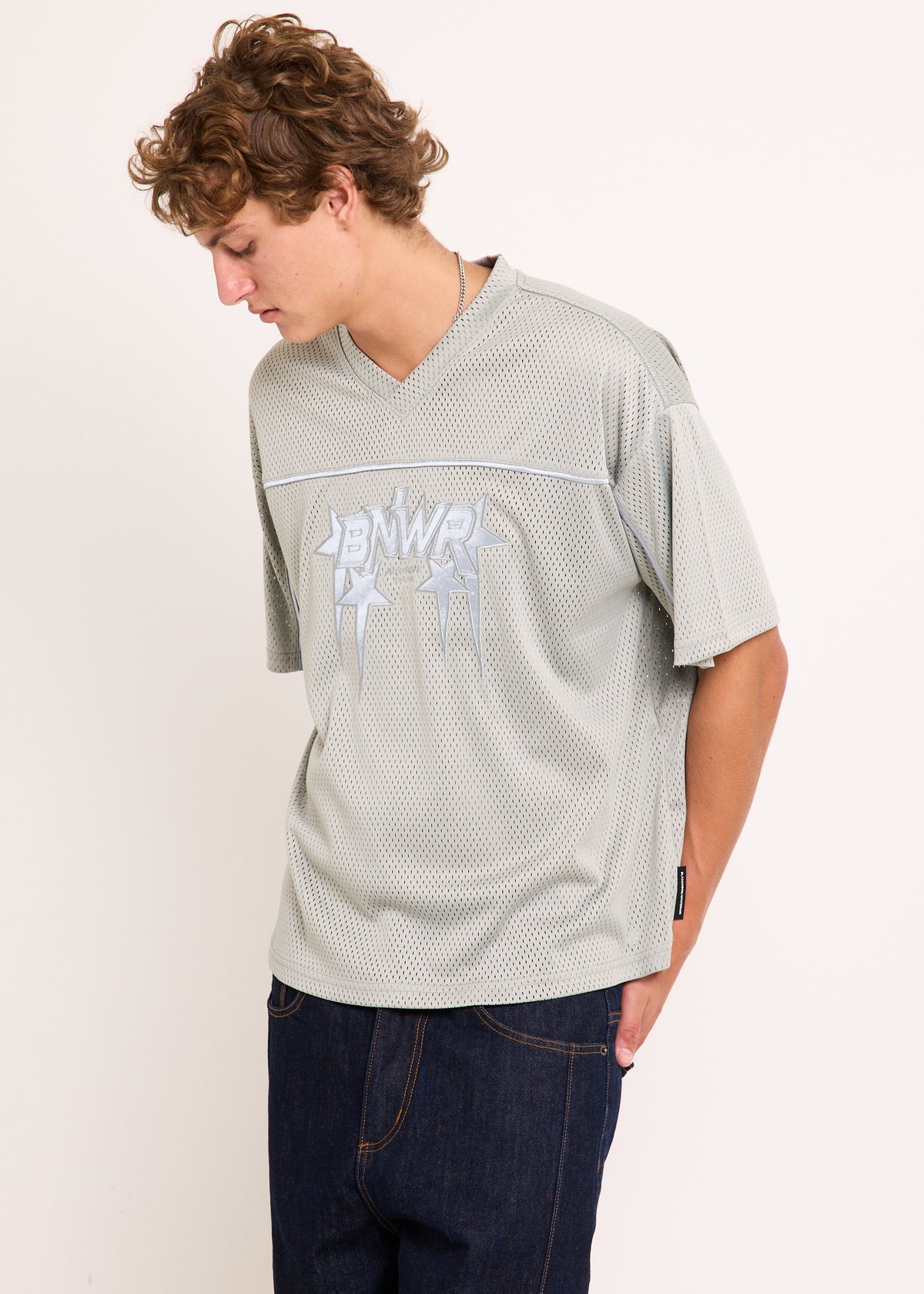 Asteroid Jersey T-Shirt SILVER