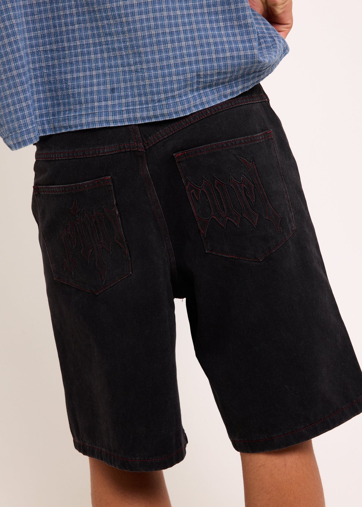 Archive Goth Denim Walkshorts WASHED BLACK
