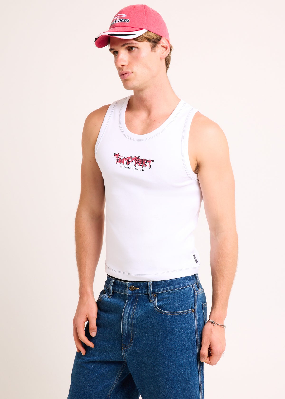 Techno Singlet WHITE