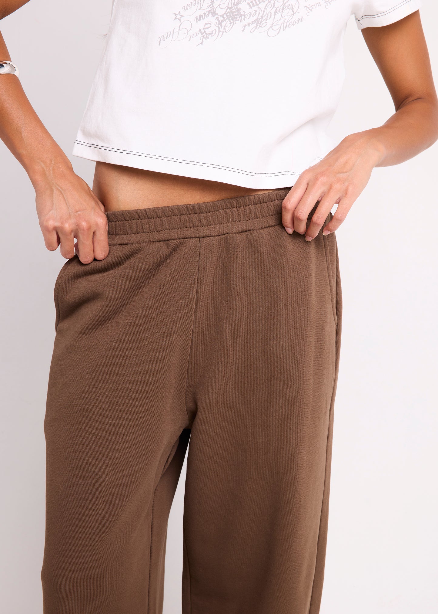 Cannes Wide Leg Fleece Pants