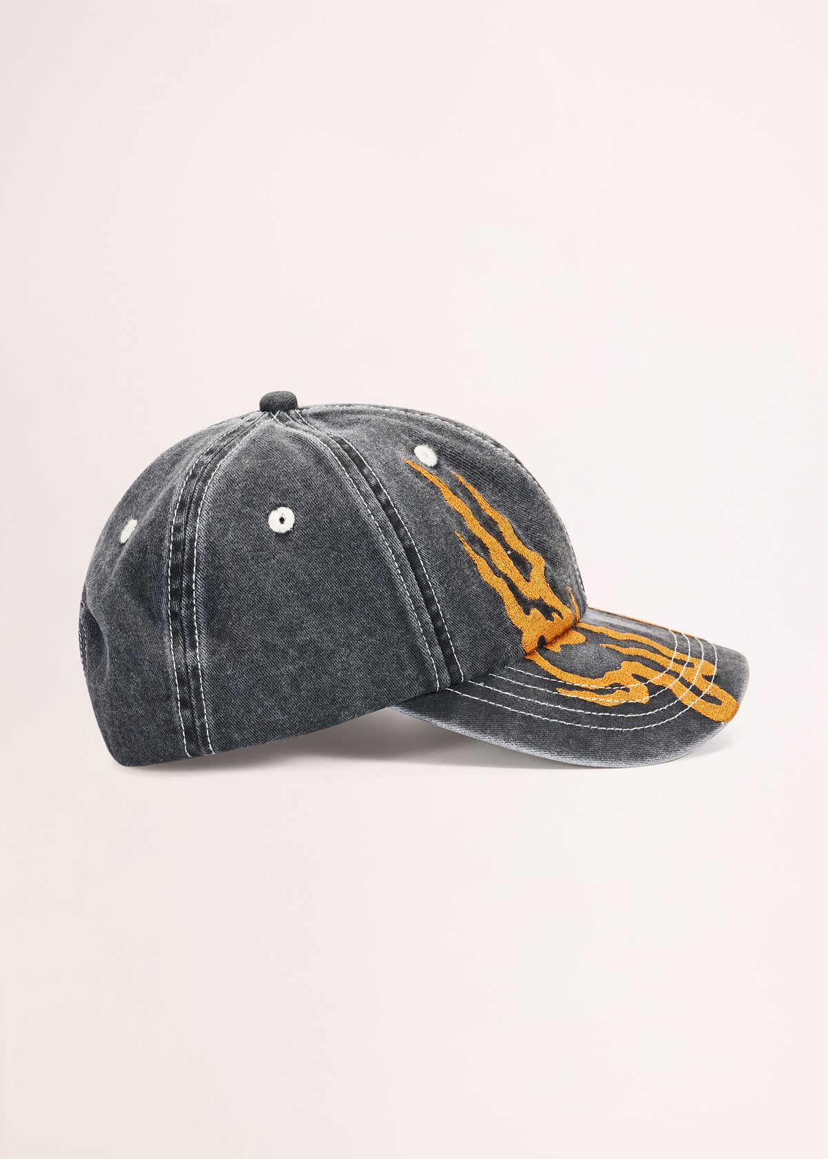 Epokhe Thomas Townend Art Series Cap WASED CHARCOAL YELLOW FLAME