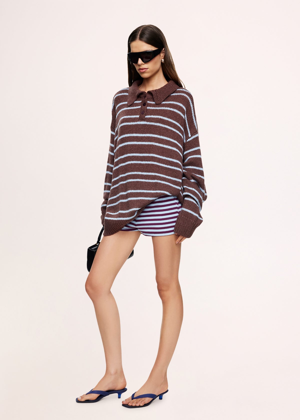 Rising Sun Jersey Sweater CHOC SEA STRIPE