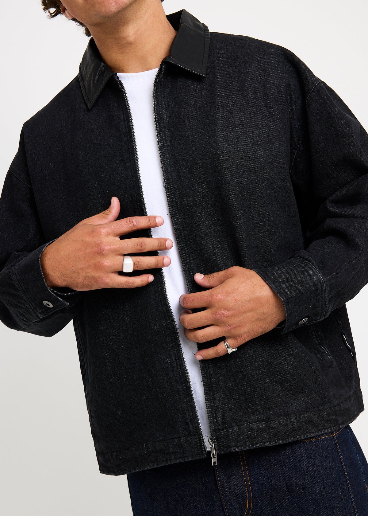 Script Shacket BLACK