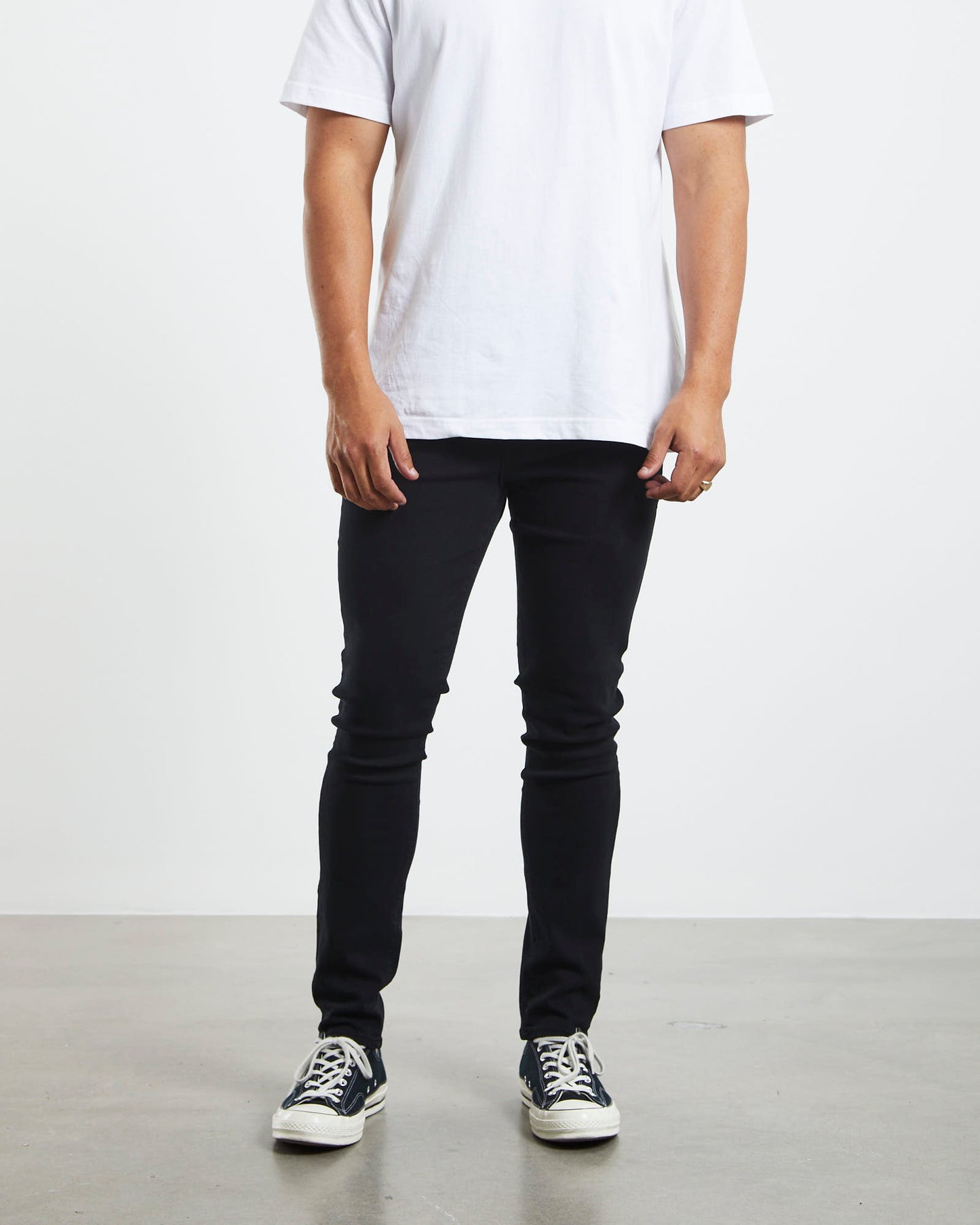 Rebel Skinny Jeans Eternal Black