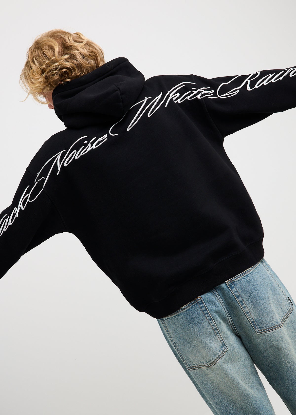 Script Hoodie BLACK