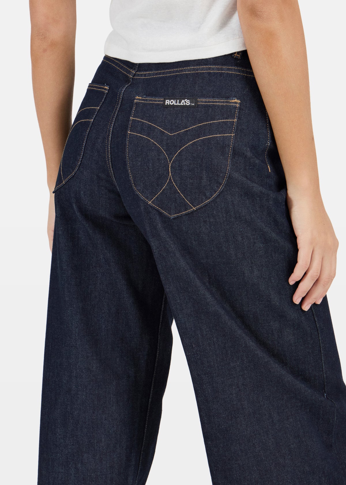 Gigi Barrel Denim Jeans RINSE DENIM