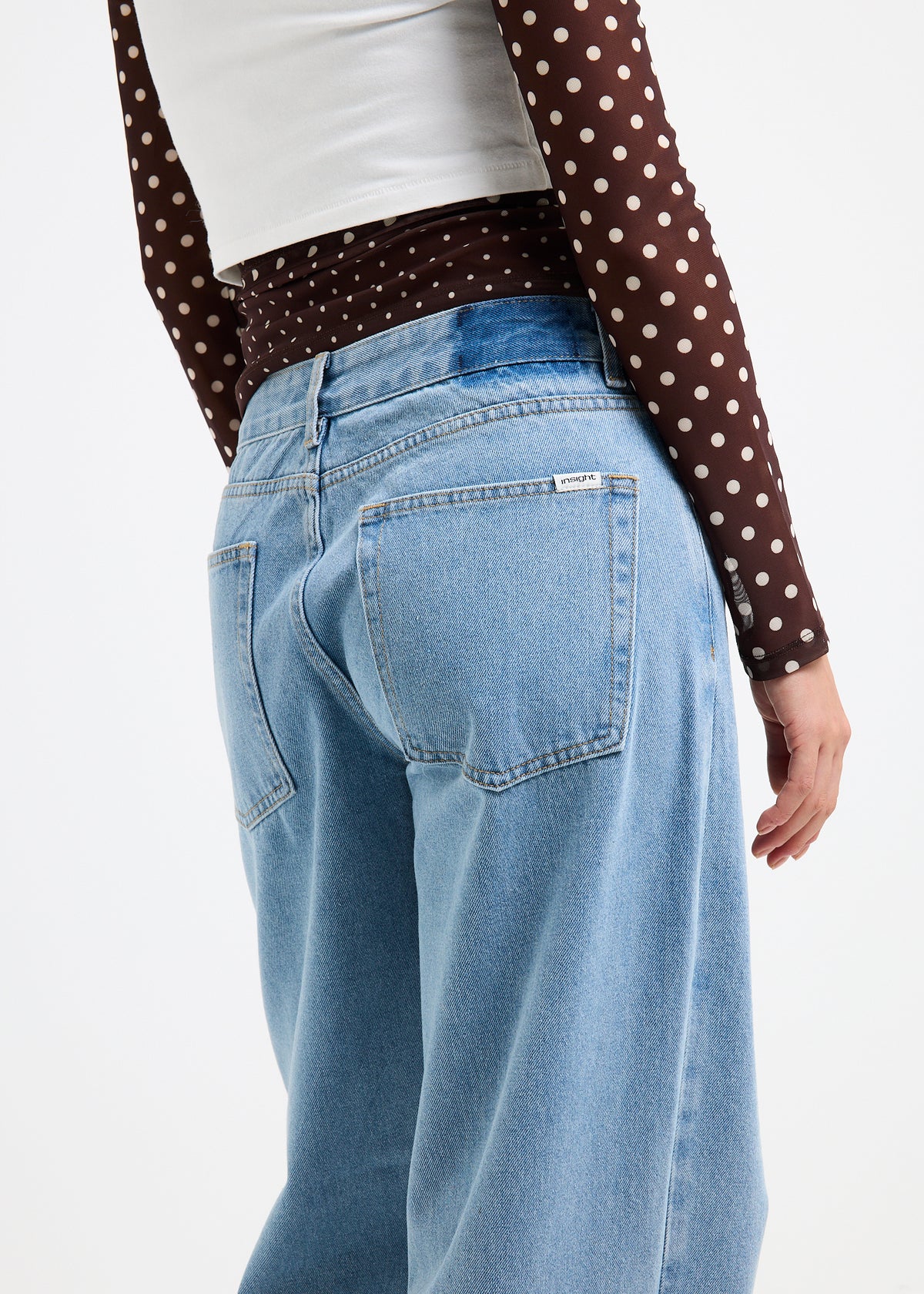 Cody Low Baggy Denim Jeans MELROSE BLUE