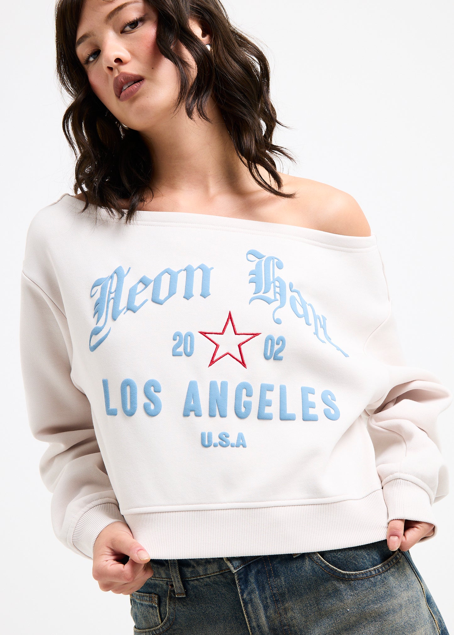 Corsica Off Shoulder Long Sleeve Top