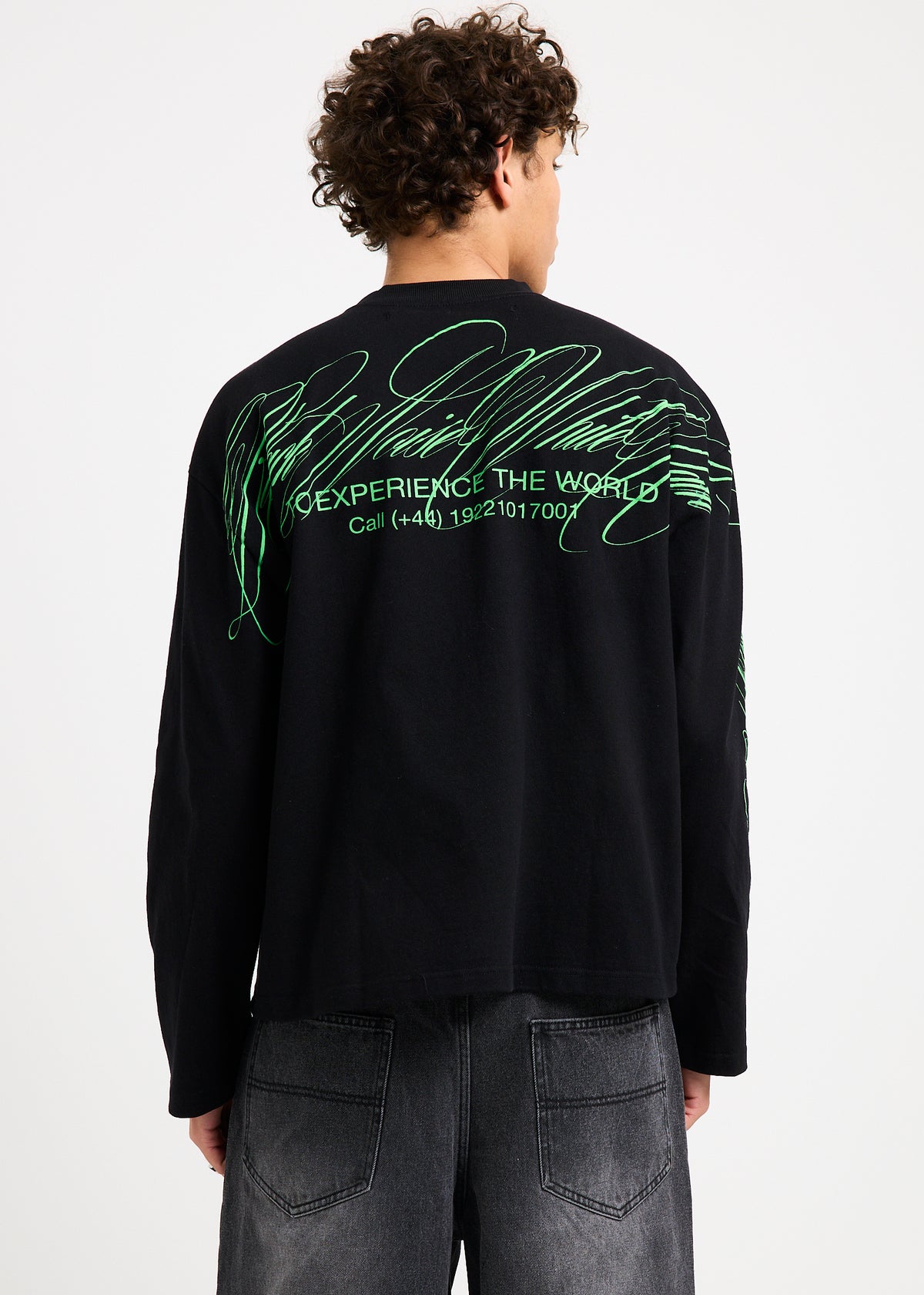 Charm Long Sleeve Shirt BLACK