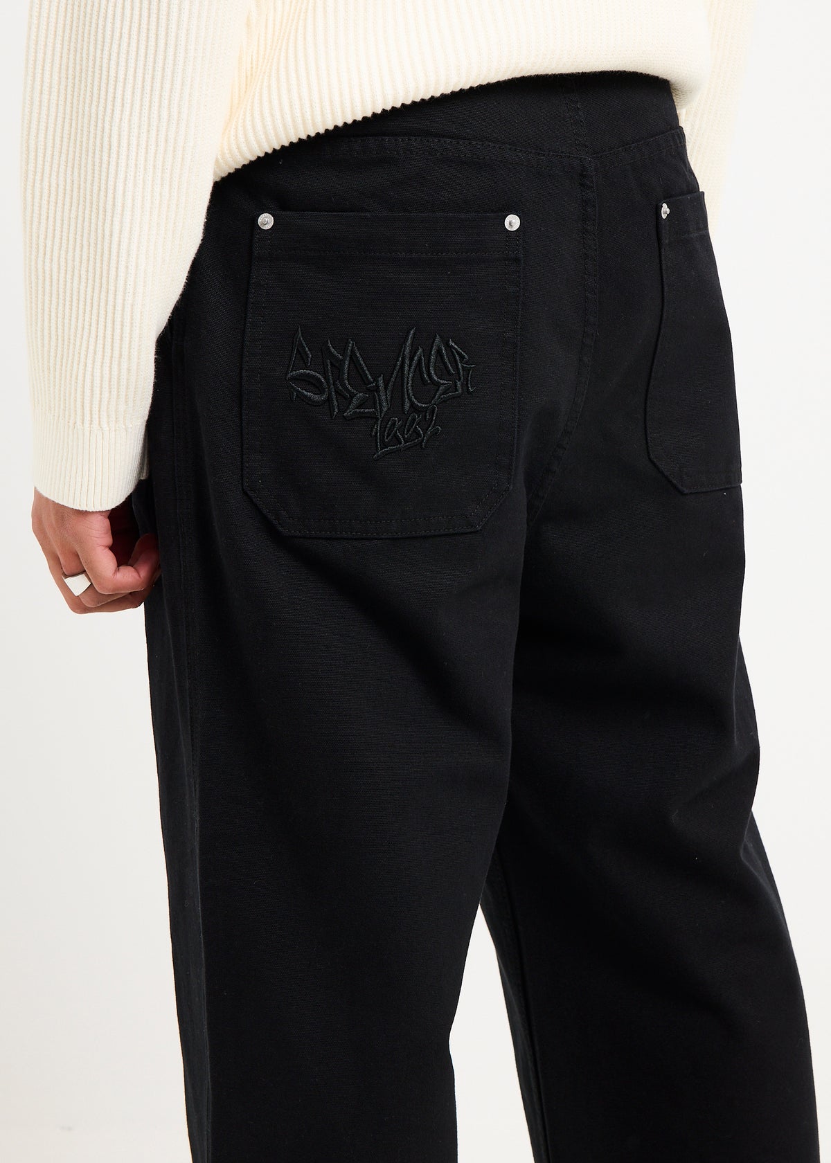 Drive Pleat Pants BLACK