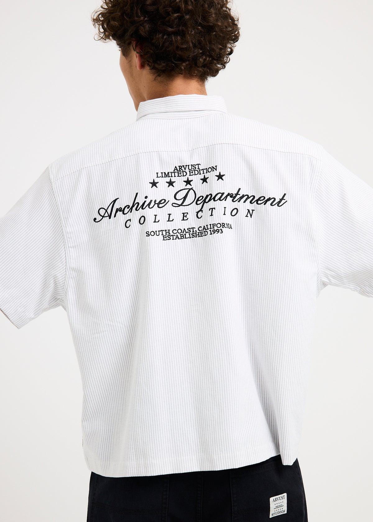 Archive Cropped Short Sleeve Shirt GREY