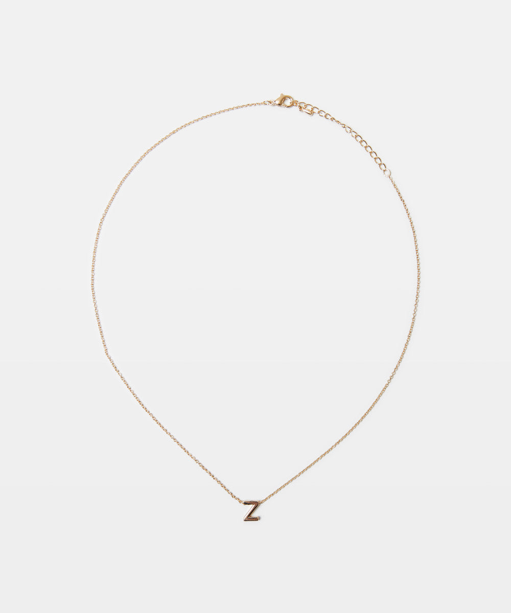 Gold Initial Necklace
