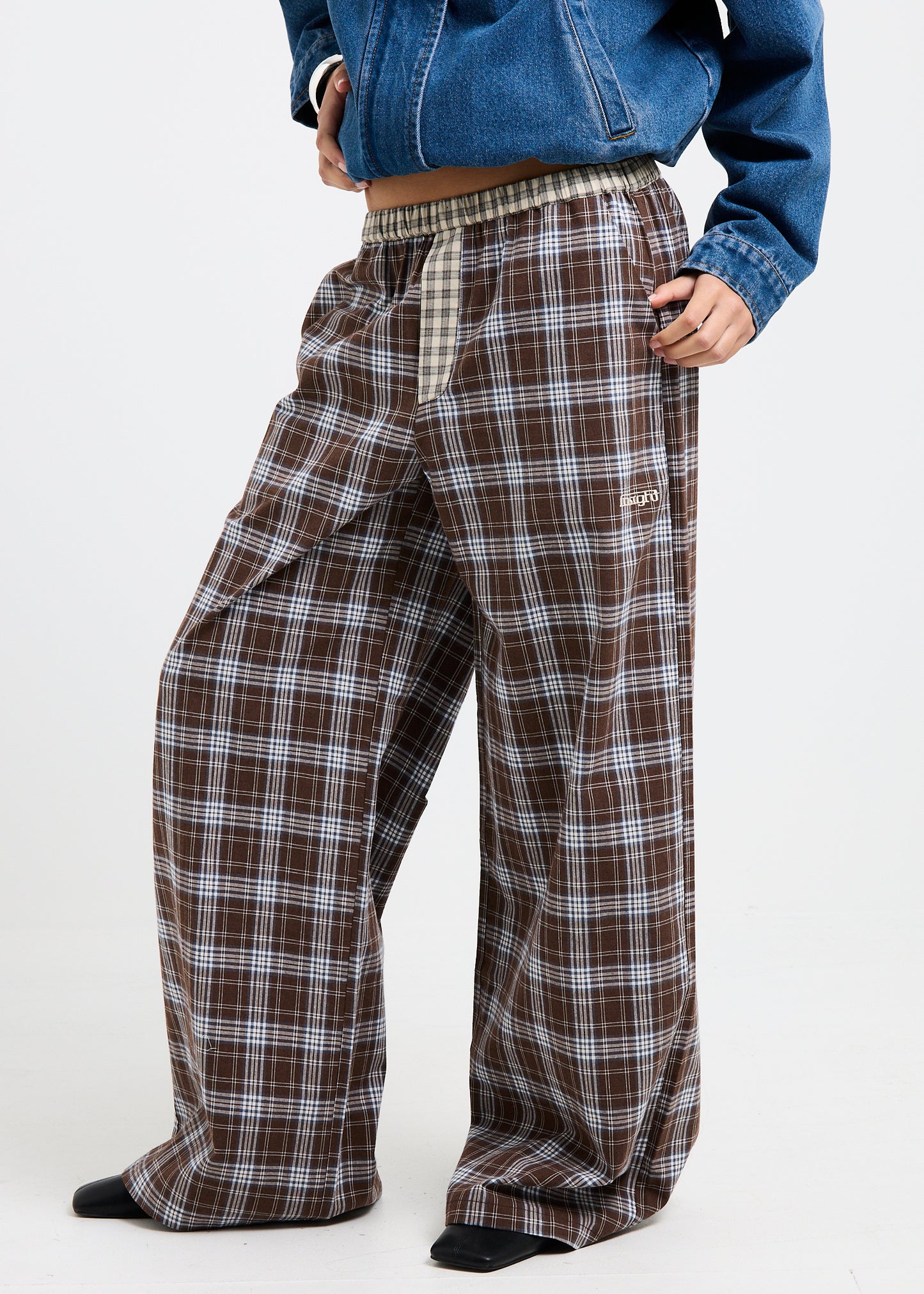 Edith Check Pants