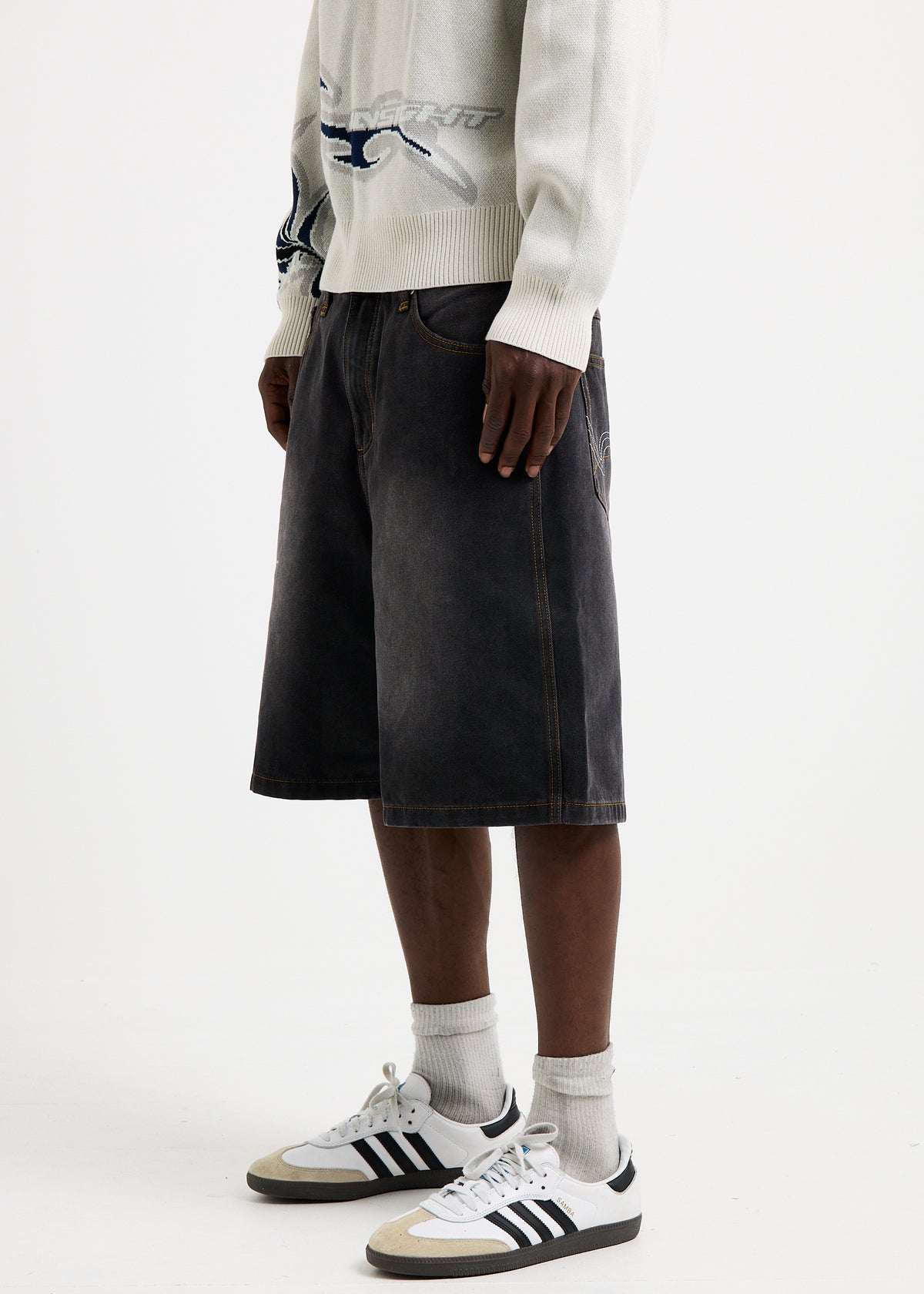 Inner Visions Denim 23" Walkshort DARK ACID BLACK