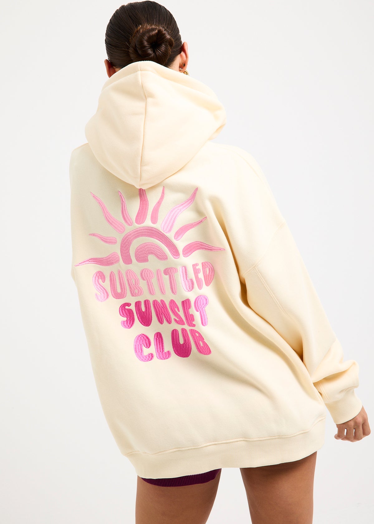 Sunset Oversized Hoodie LEMON