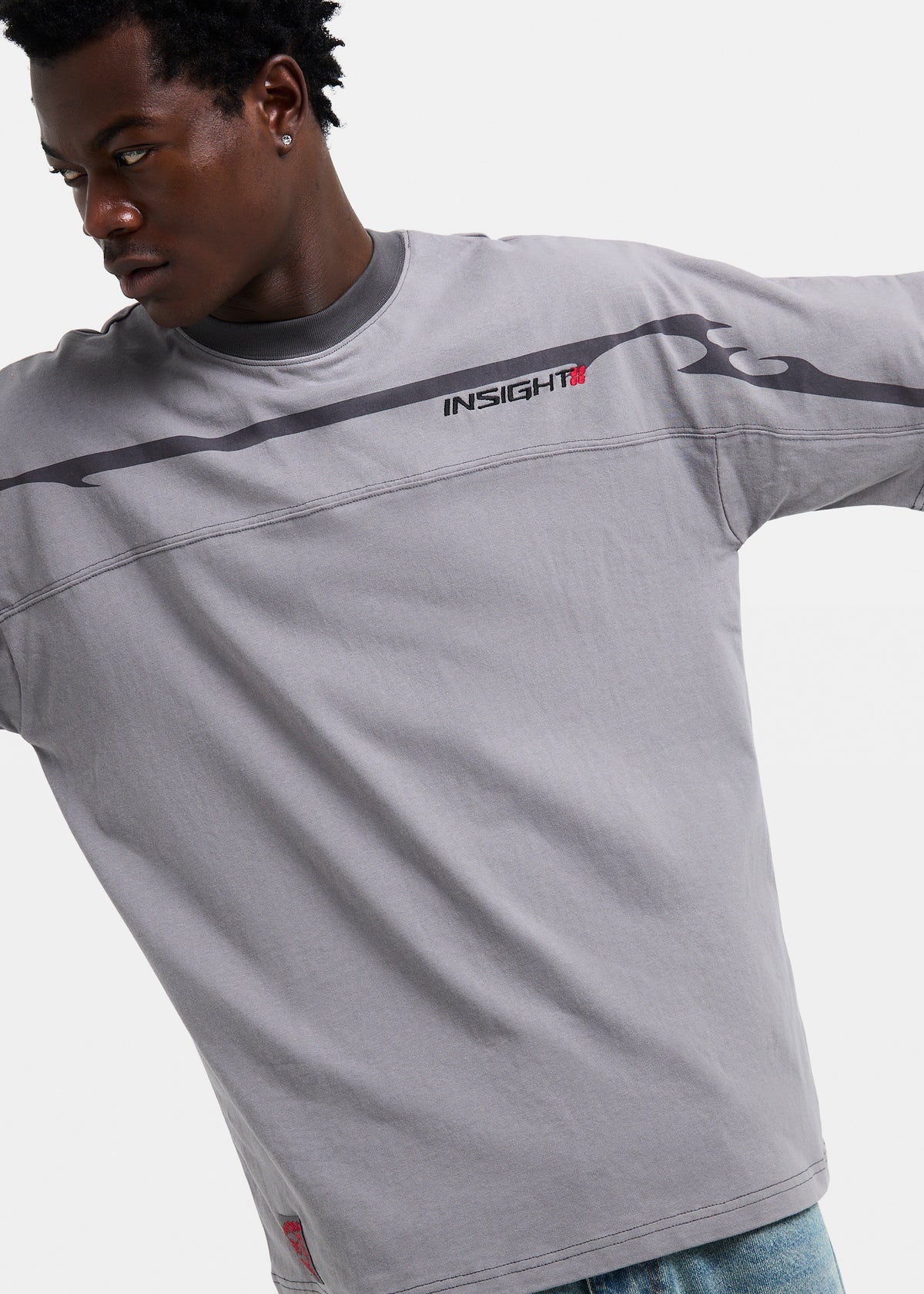 Nort Sleeve Sleeve T-Shirt GREY