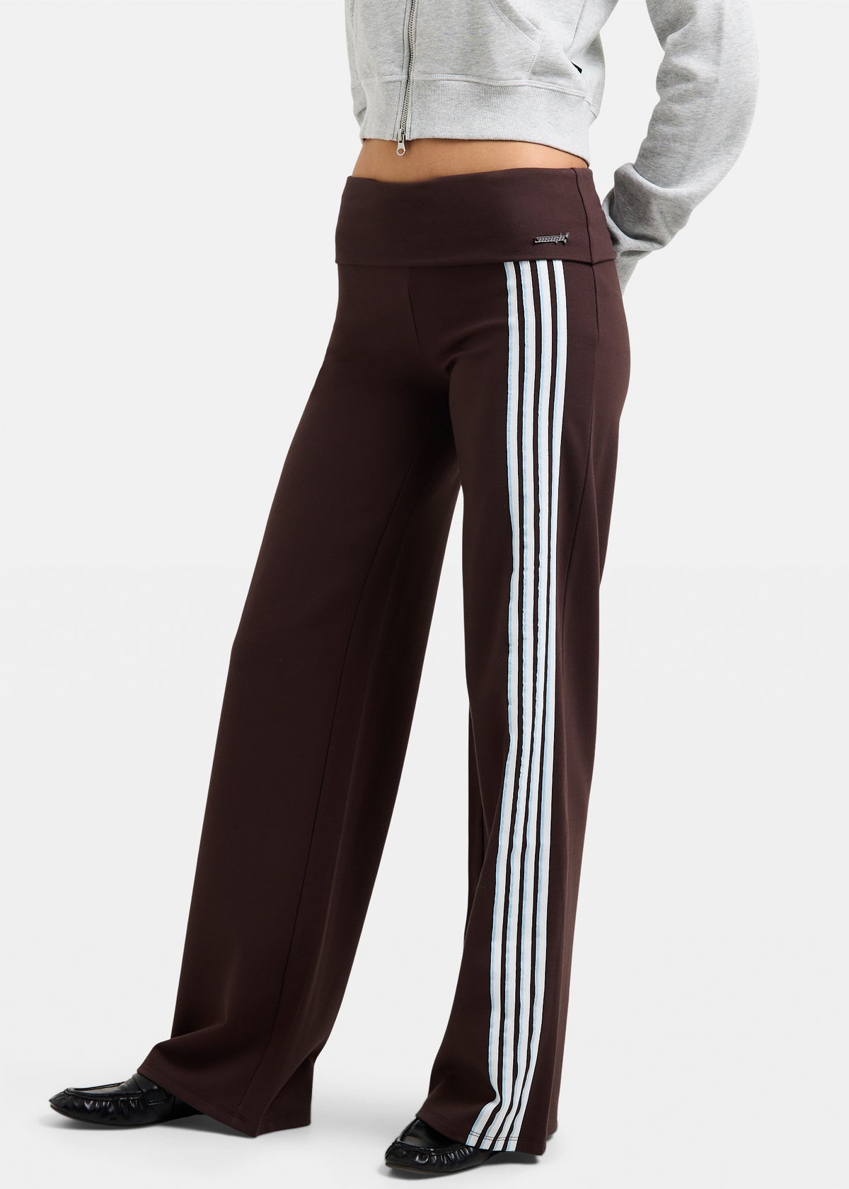 Johanna Fold Over Leggings CHOCOLATE