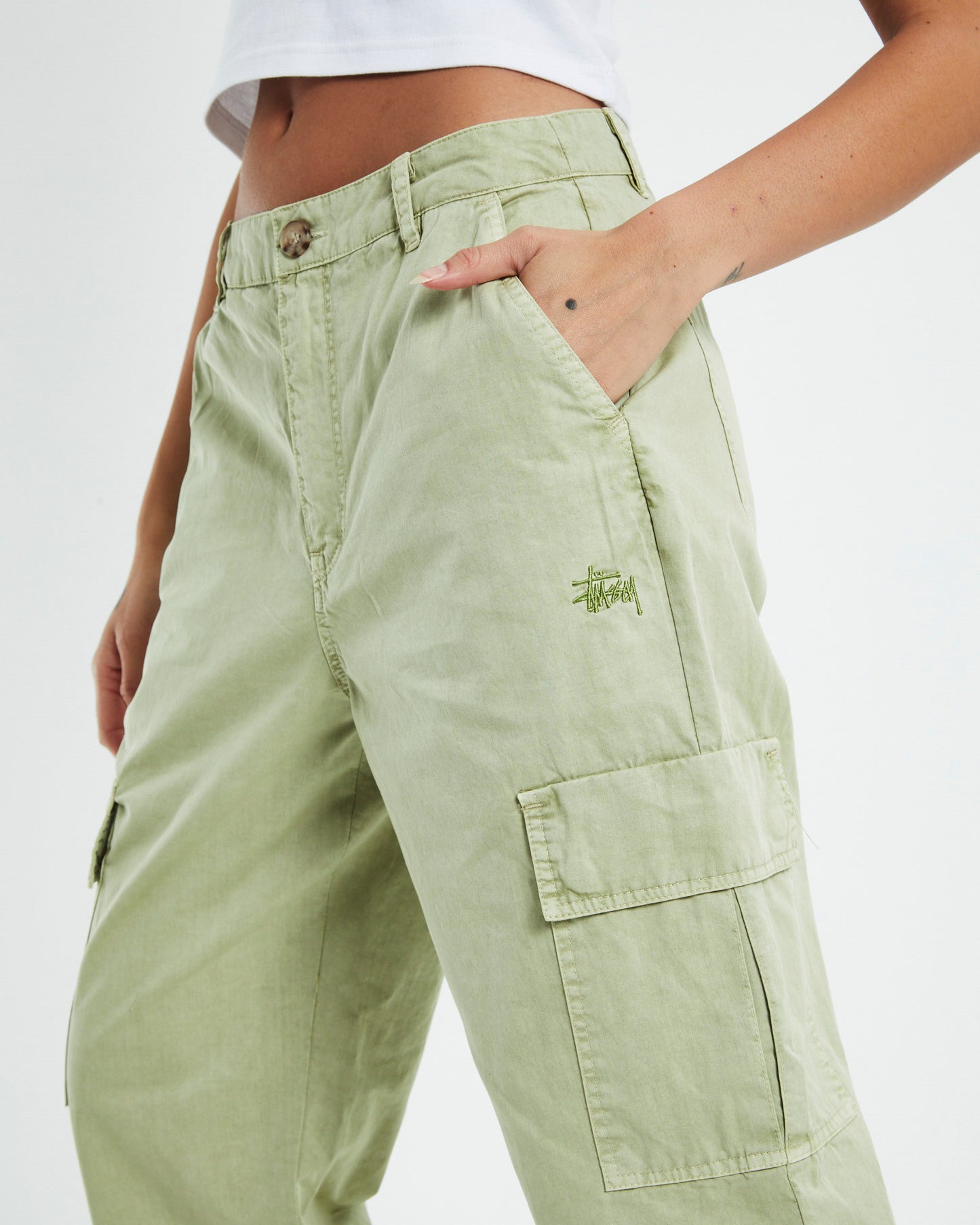 Frankie Cargo Pants Moss Green