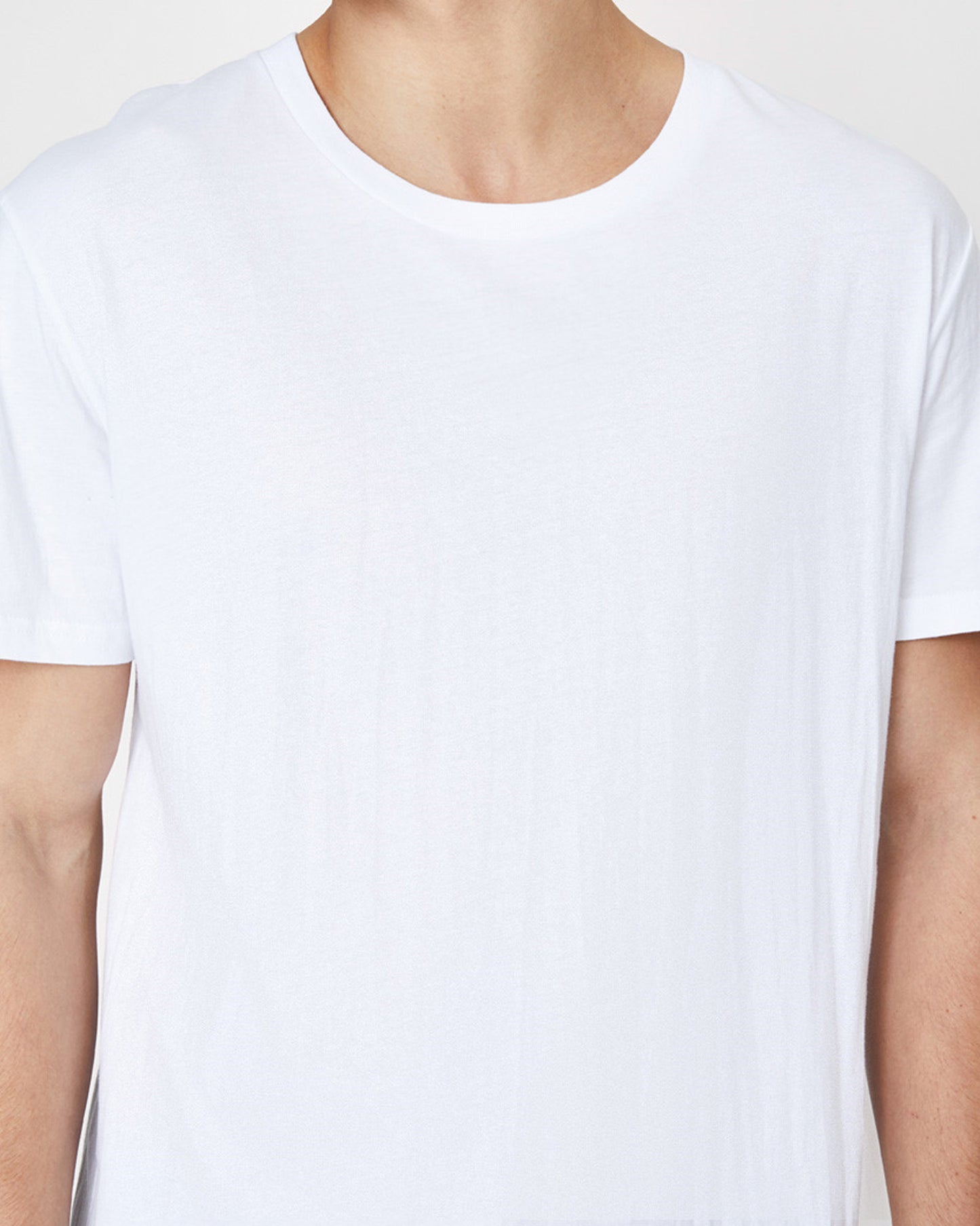 Longline Tall T-shirt White