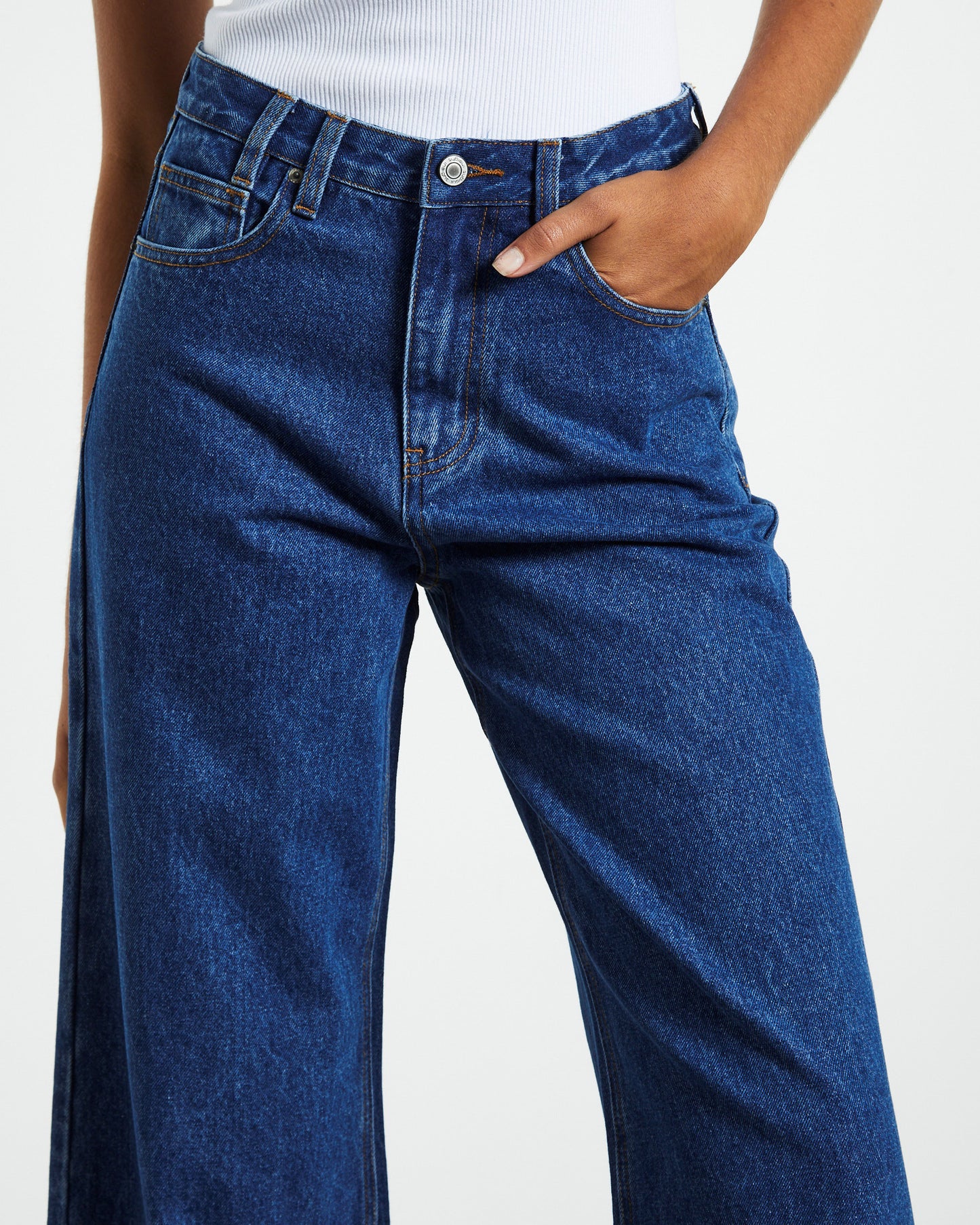 Misty High & Wide Sailor Jeans Moody Blue