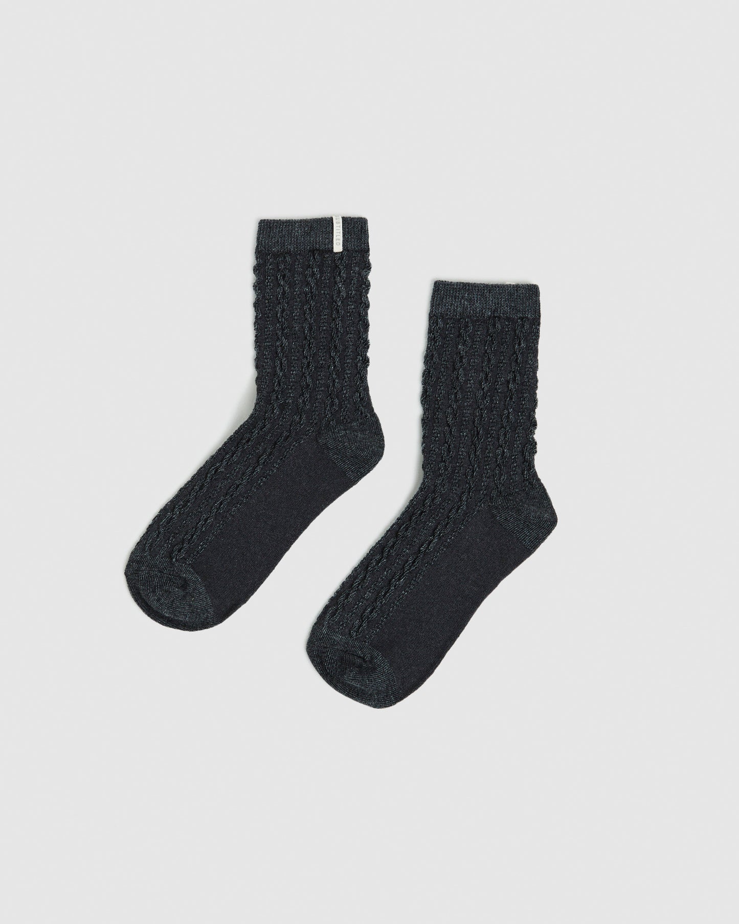 Luca Cable Knit Socks 3 Pack Melange Multi