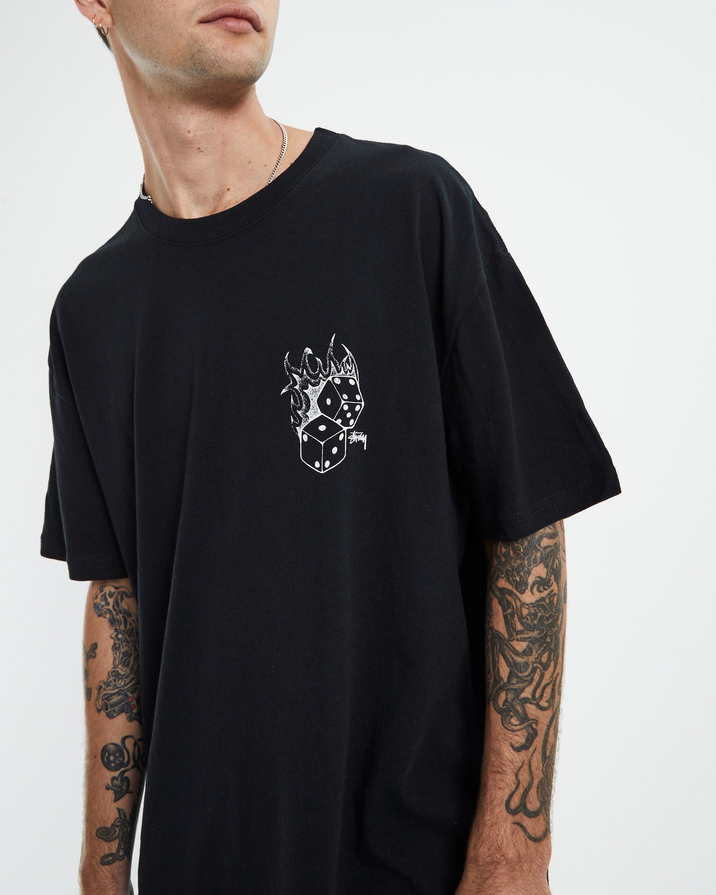 Fire Dice Short Sleeve T-Shirt Black
