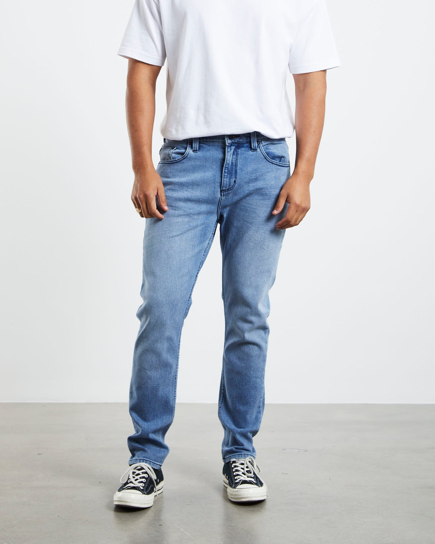 Tim Slim Denim Jeans Fast Time Worn