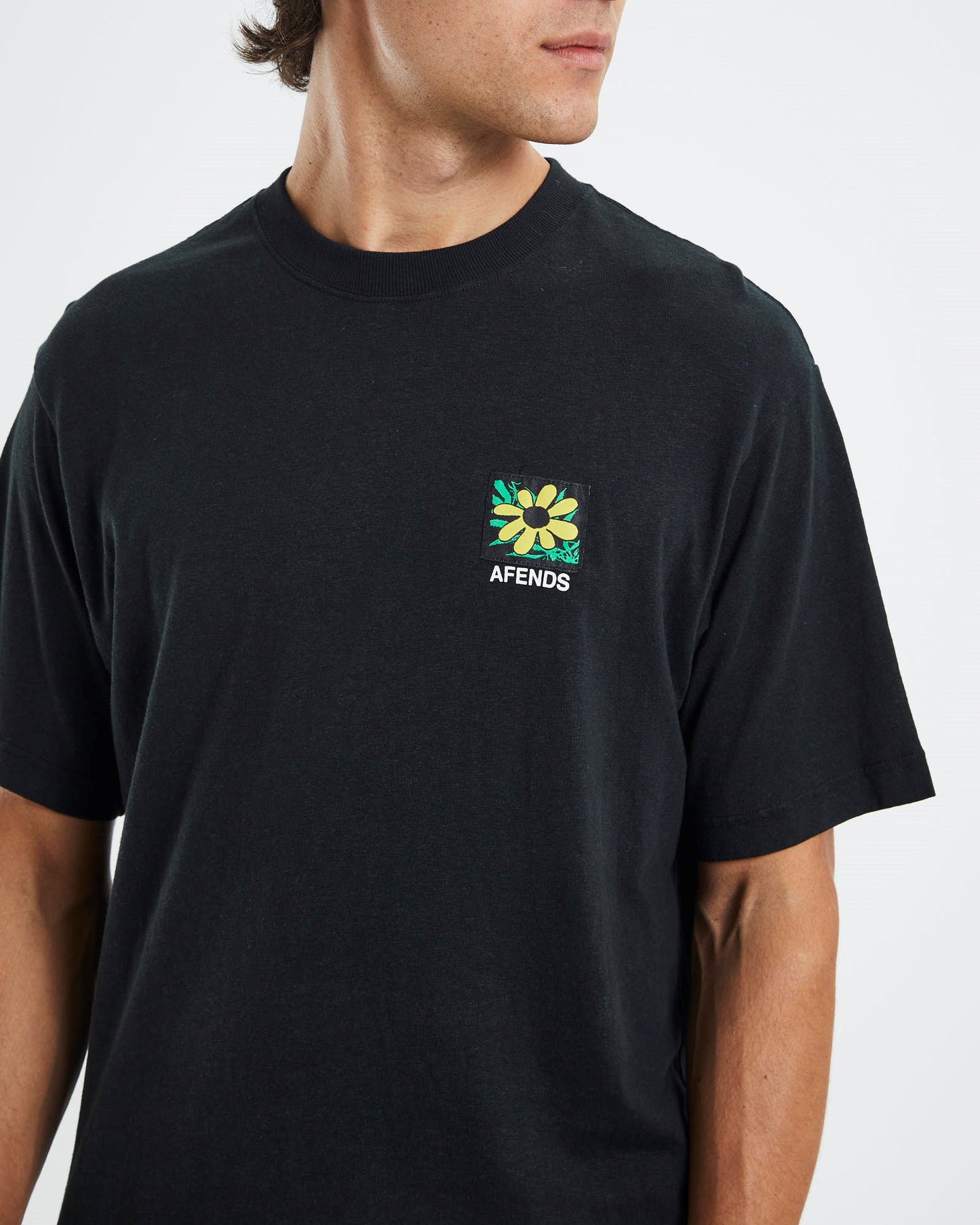 Beautiful Weeds Hemp T-Shirt Black