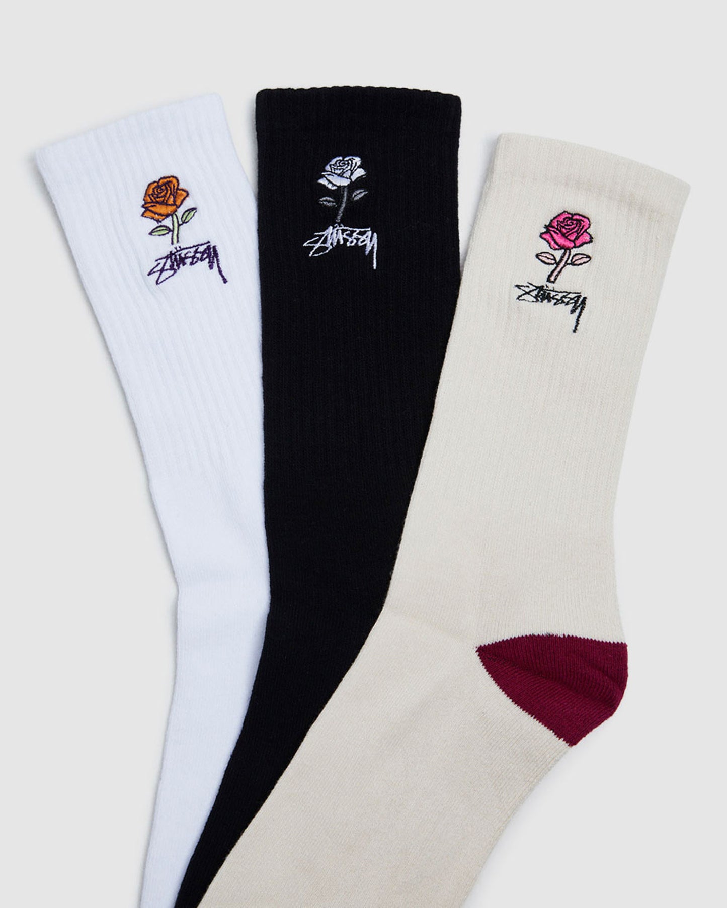 80 Rose Socks 3 Pack