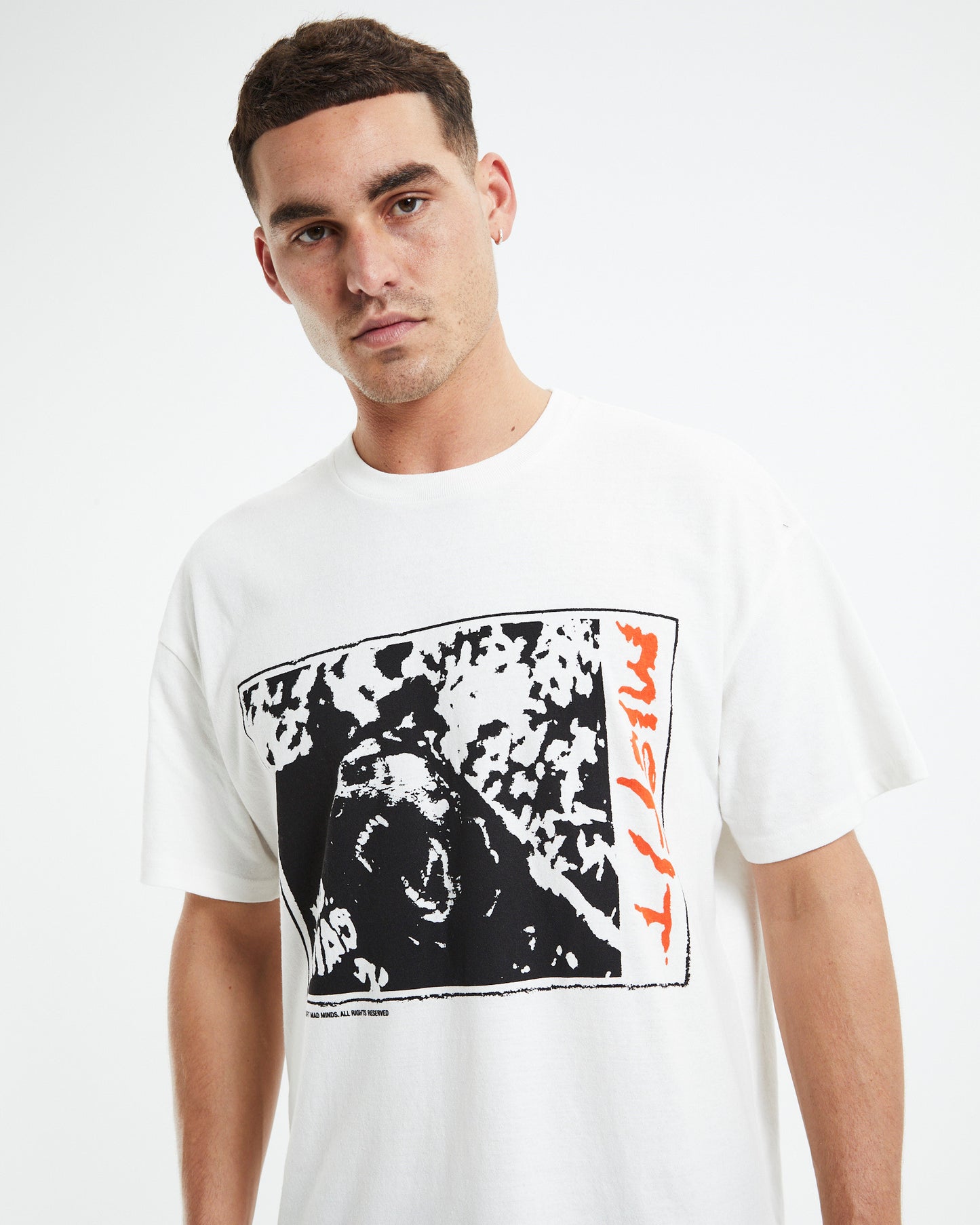 Pangolin 50/50 AAA T-Shirt Washed White