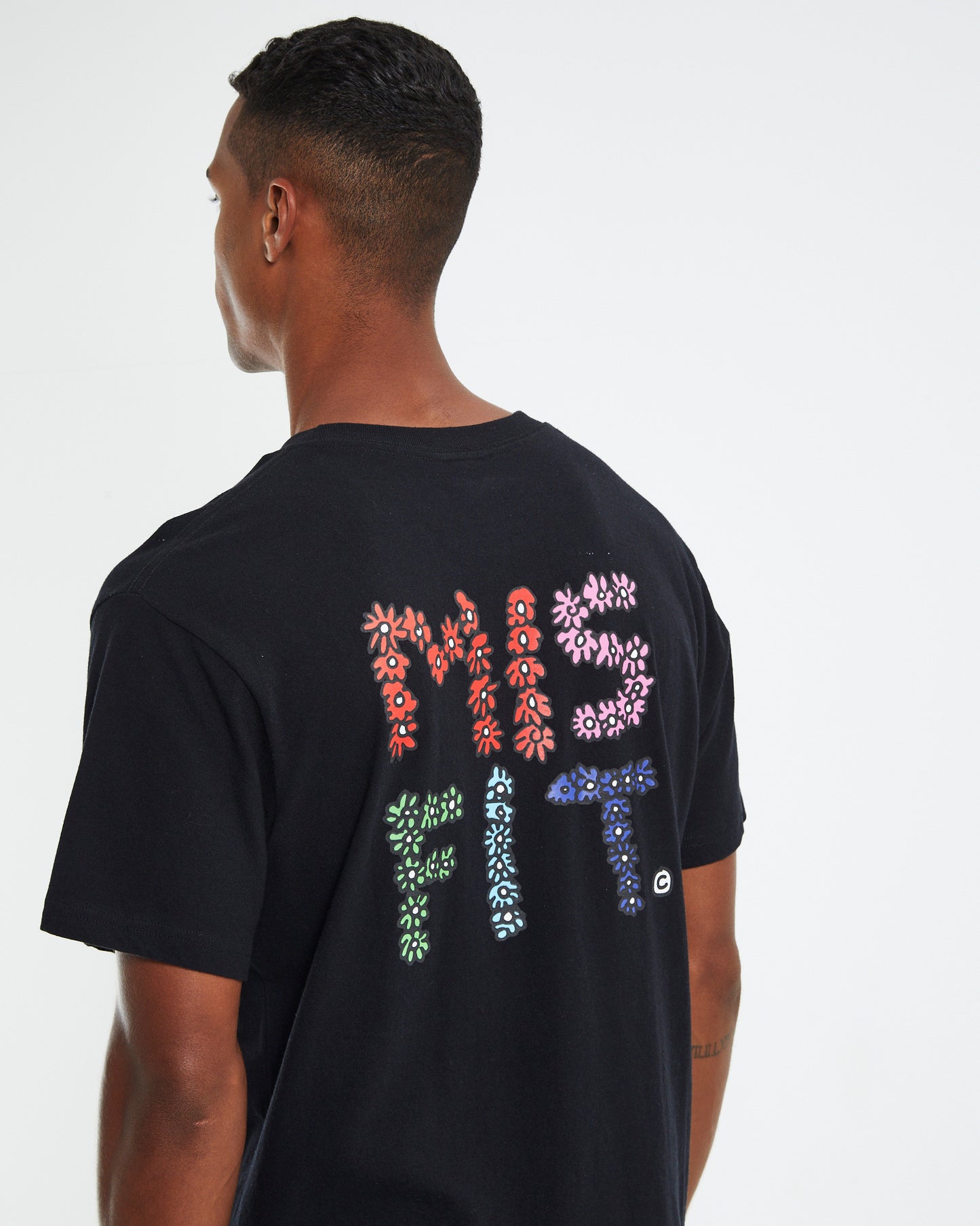 Garden Church 50/50 Short Sleeve T-Shirt Pitch Black