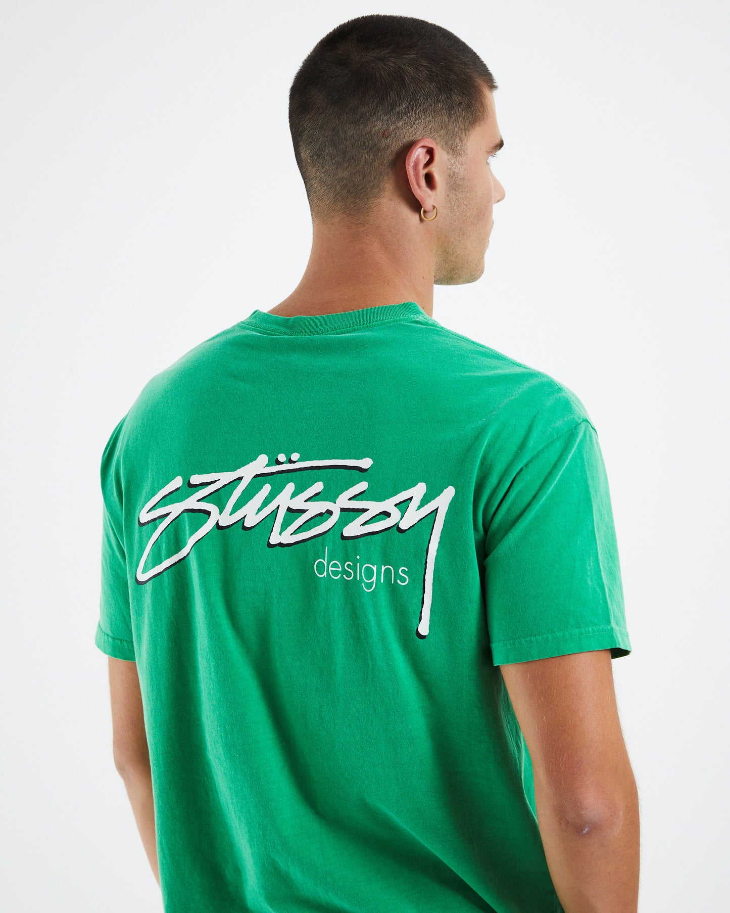 Pigment Stussy Designs T-Shirt Pigment Apple Green