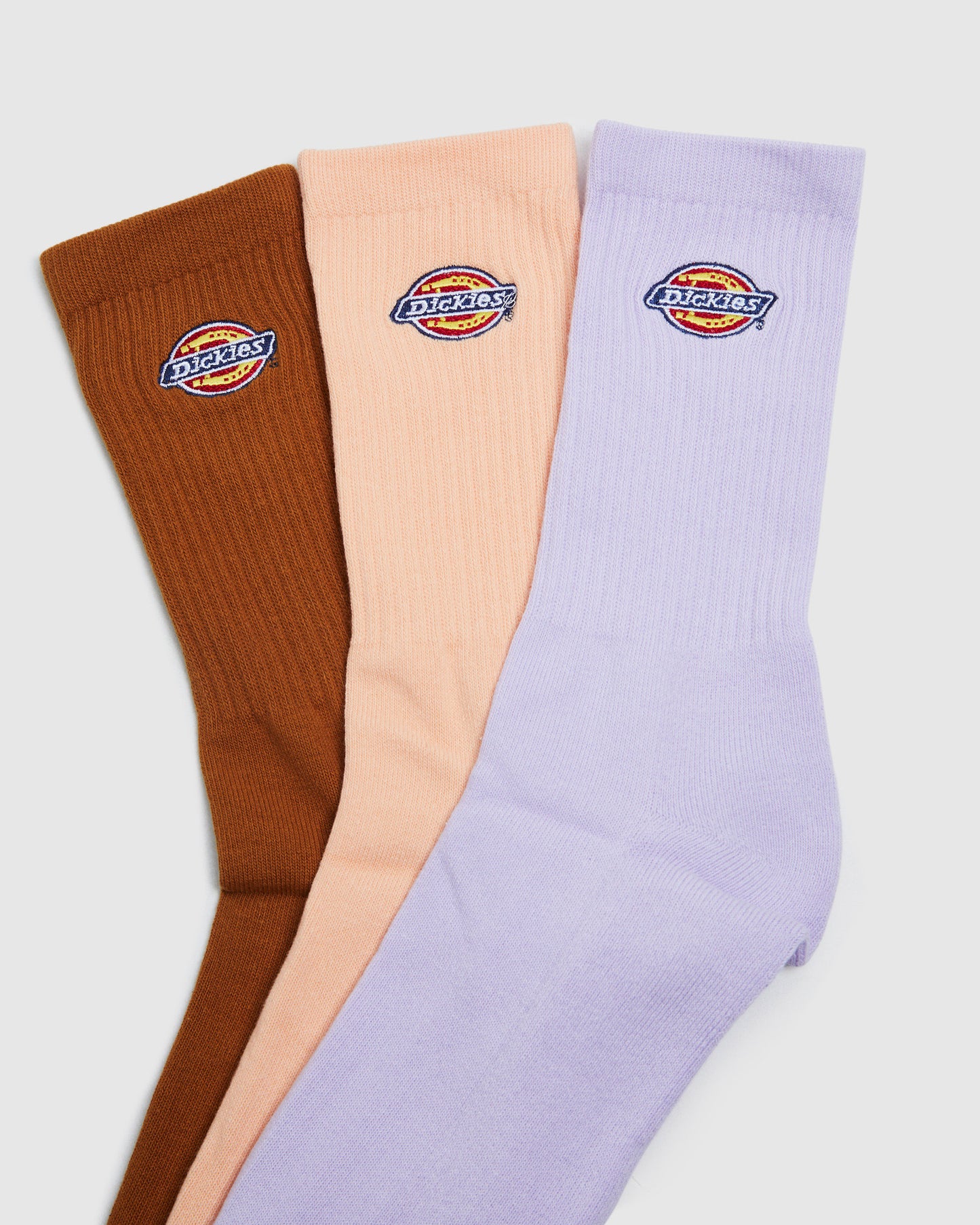 H.S. Rockwood Socks 3 Pack Charcoal/Lilac/Brown