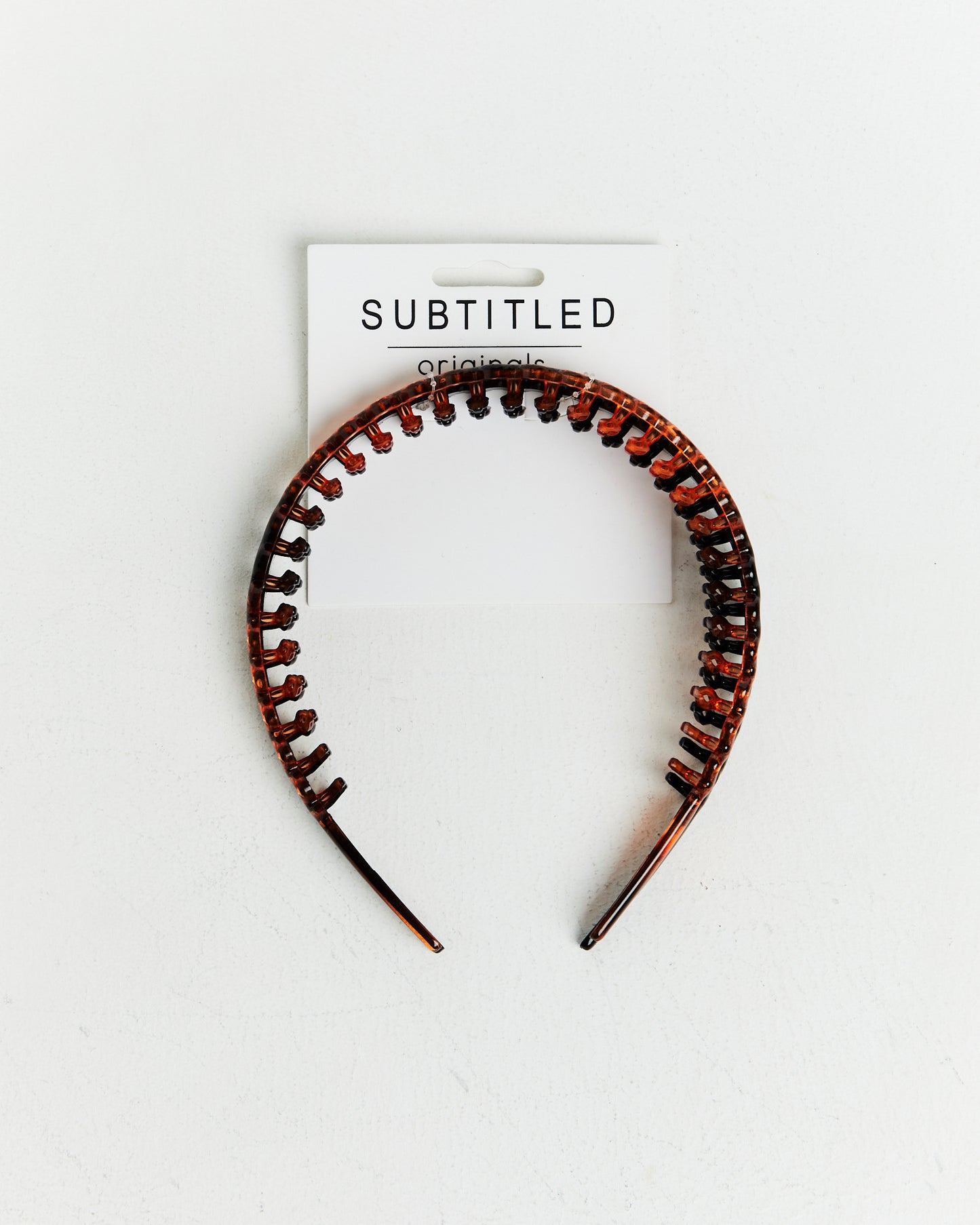 Accordian Headbands Black/Brown