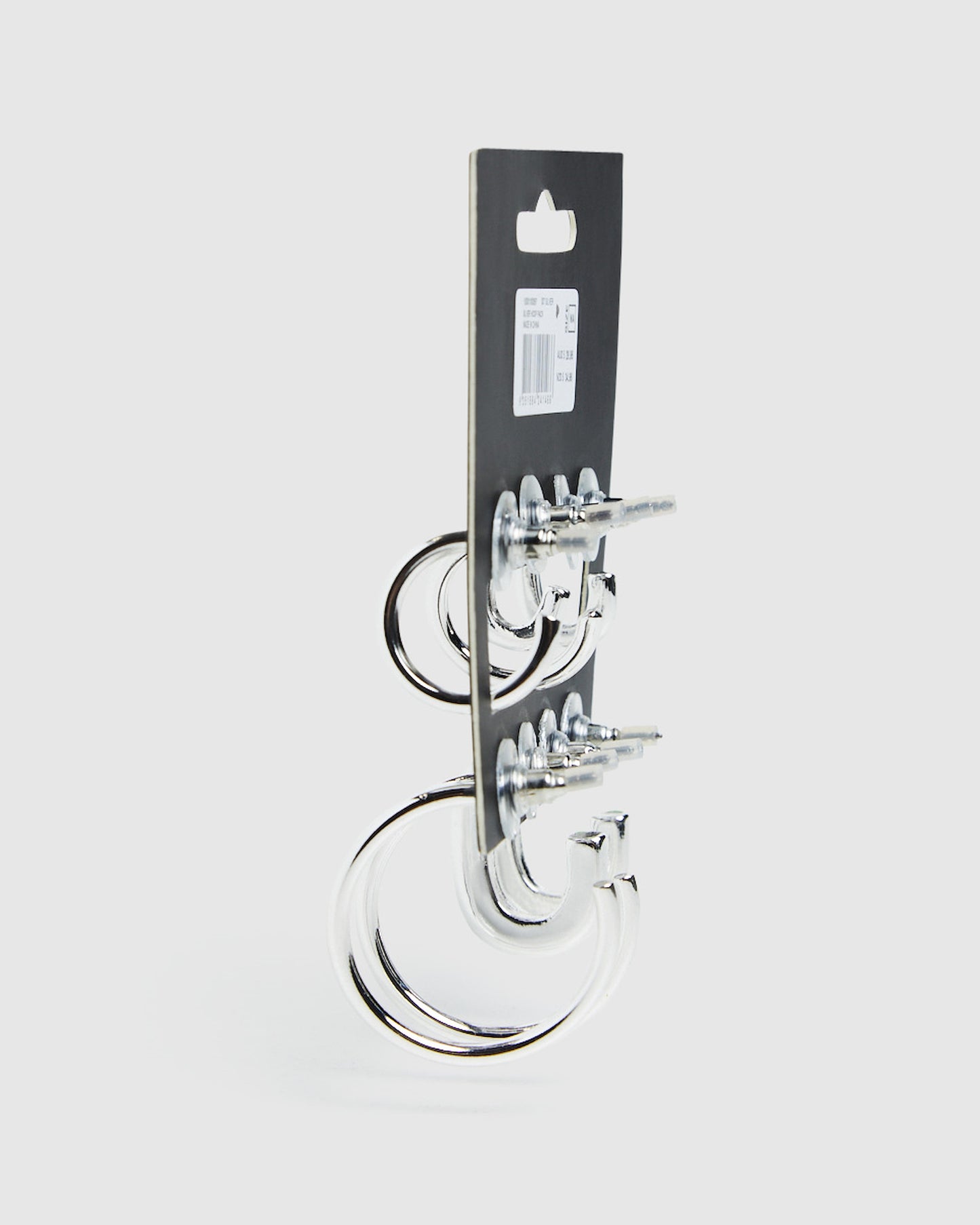 Silver Hoop Earring Pack Silver
