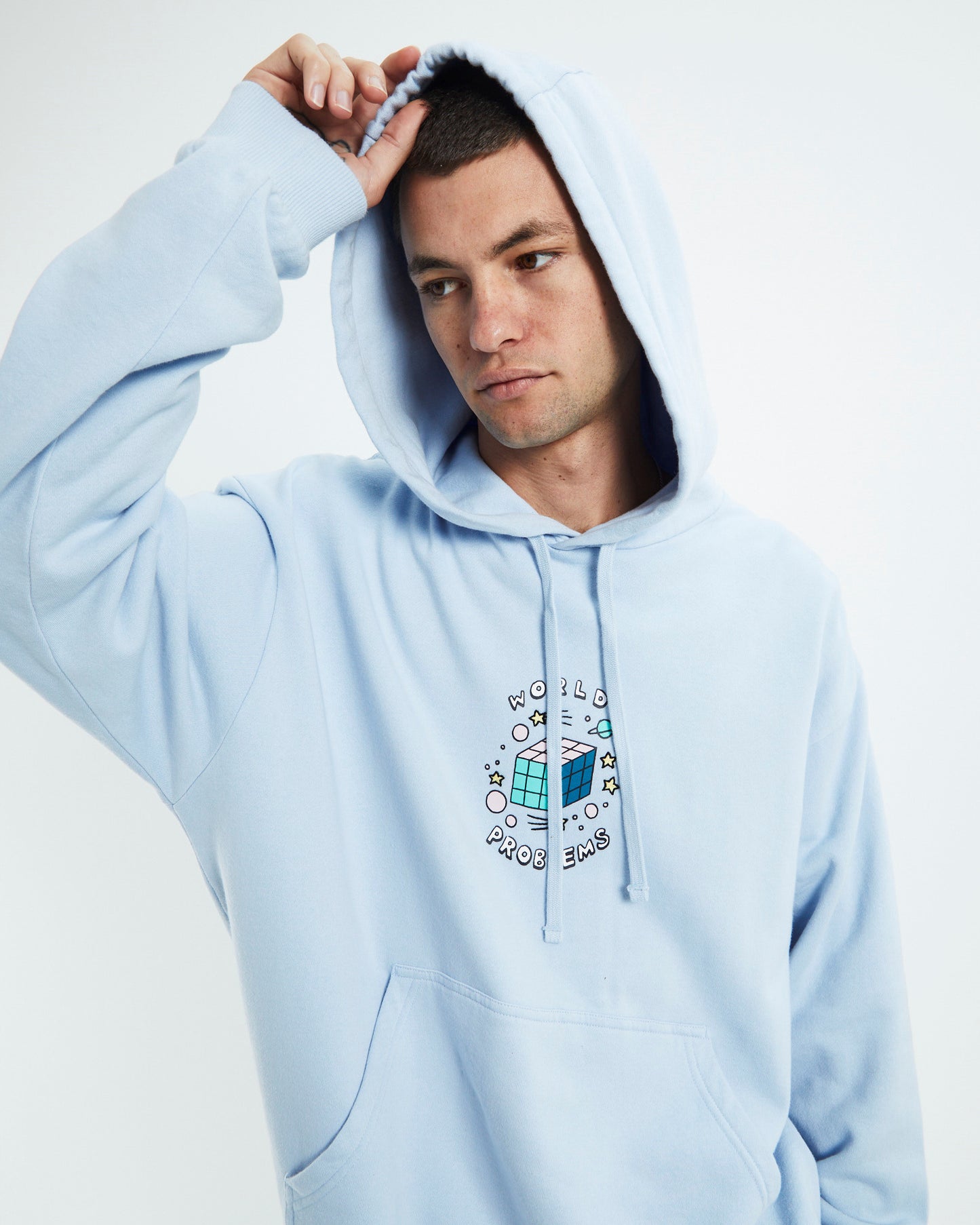 World Problems Hoodie Powder Blue
