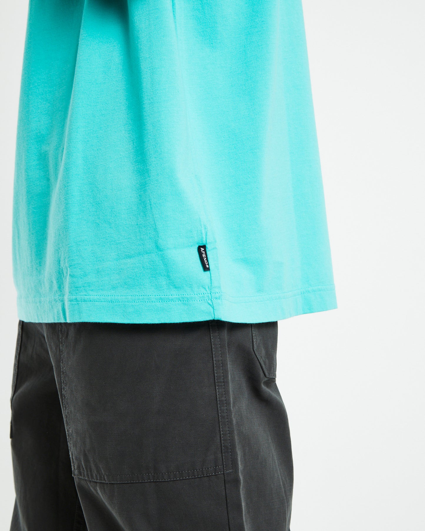 Grooves T-Shirt Jade Blue